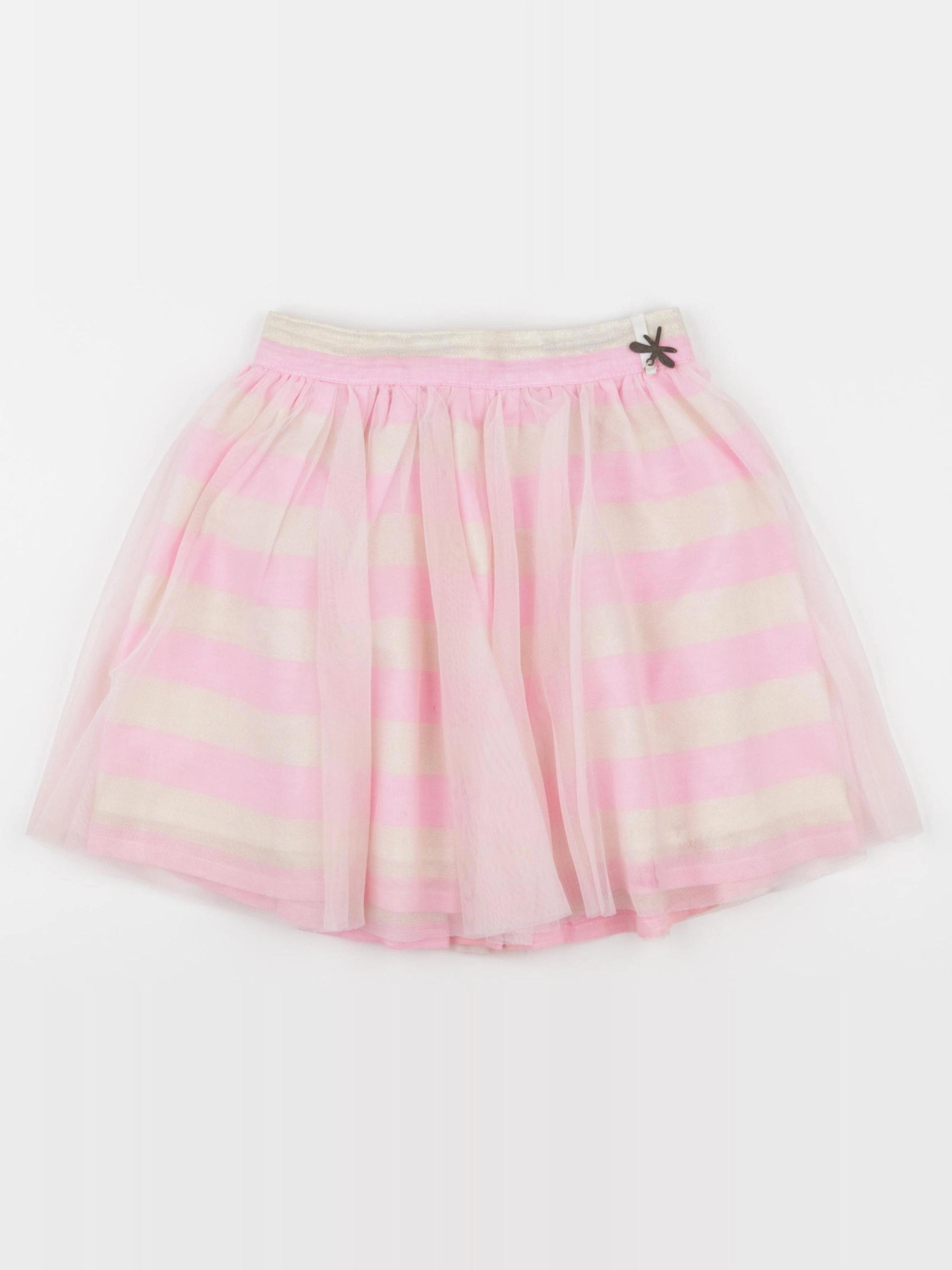 Vertbaudet - jupe rose, or - 10 ans