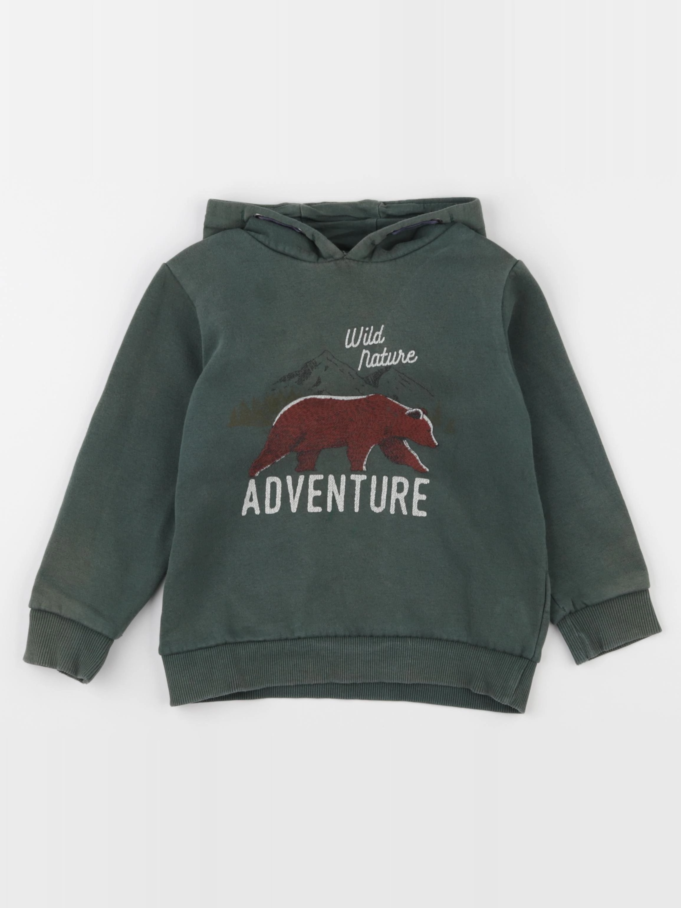 Vertbaudet - sweat vert - 5 ans