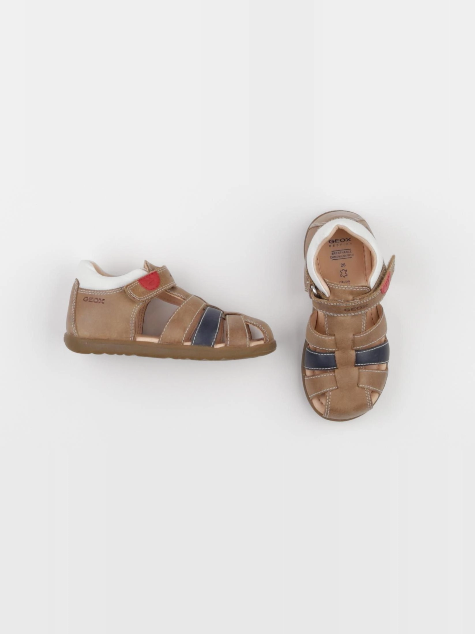 Geox - sandales marron - pointure 26