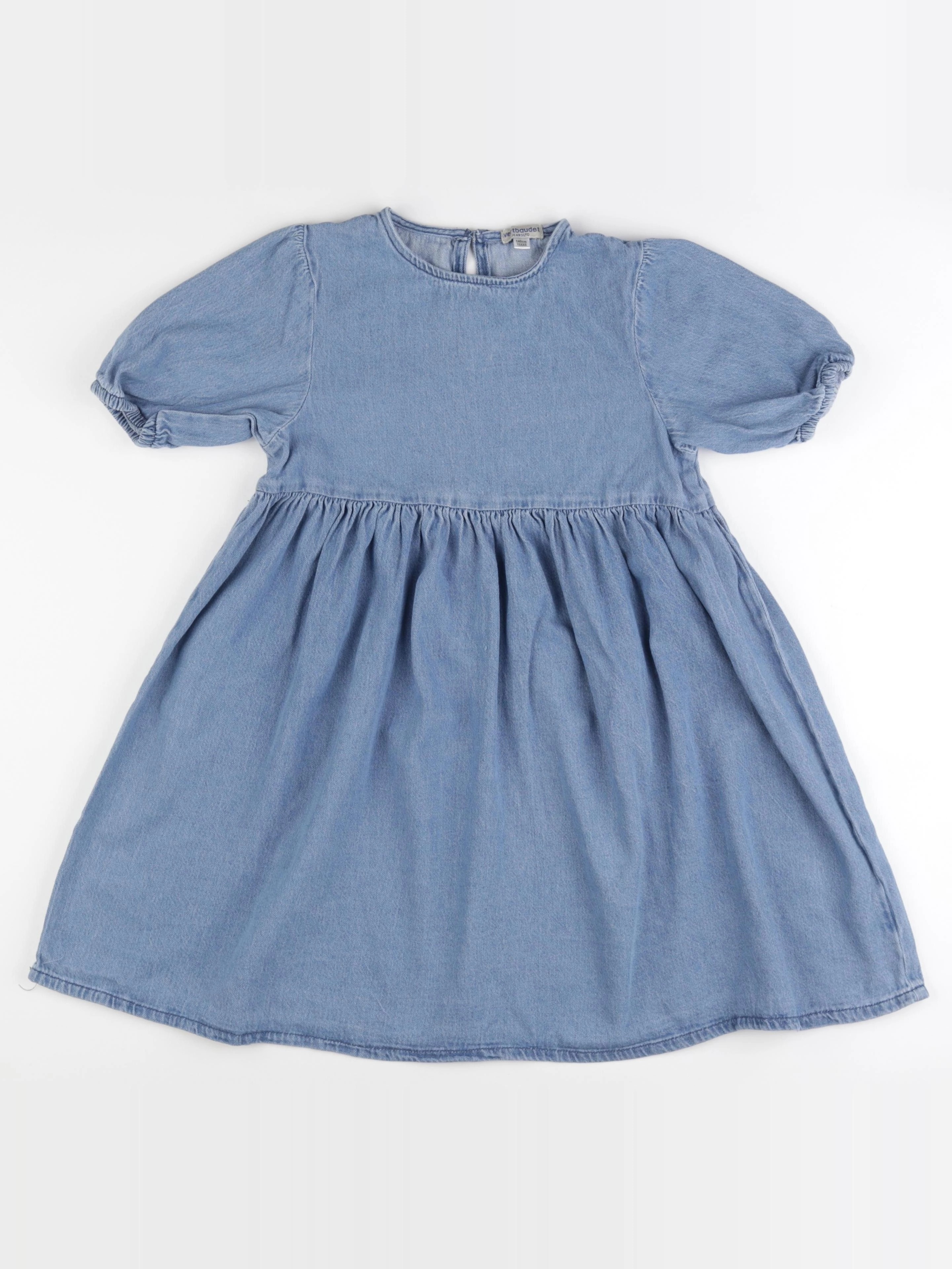 Vertbaudet - robe bleu - 10 ans