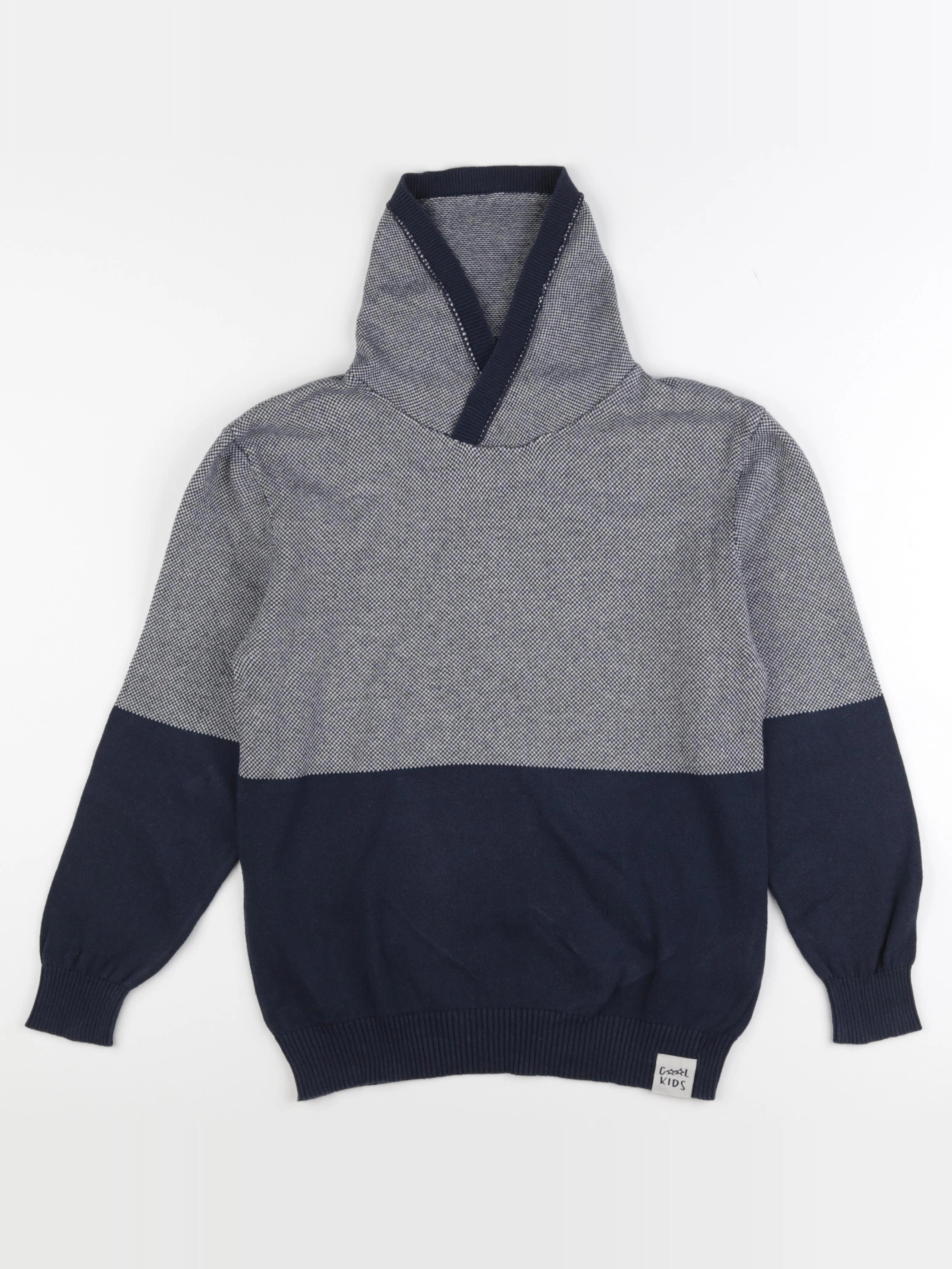 Vertbaudet - pull gris - 12 ans