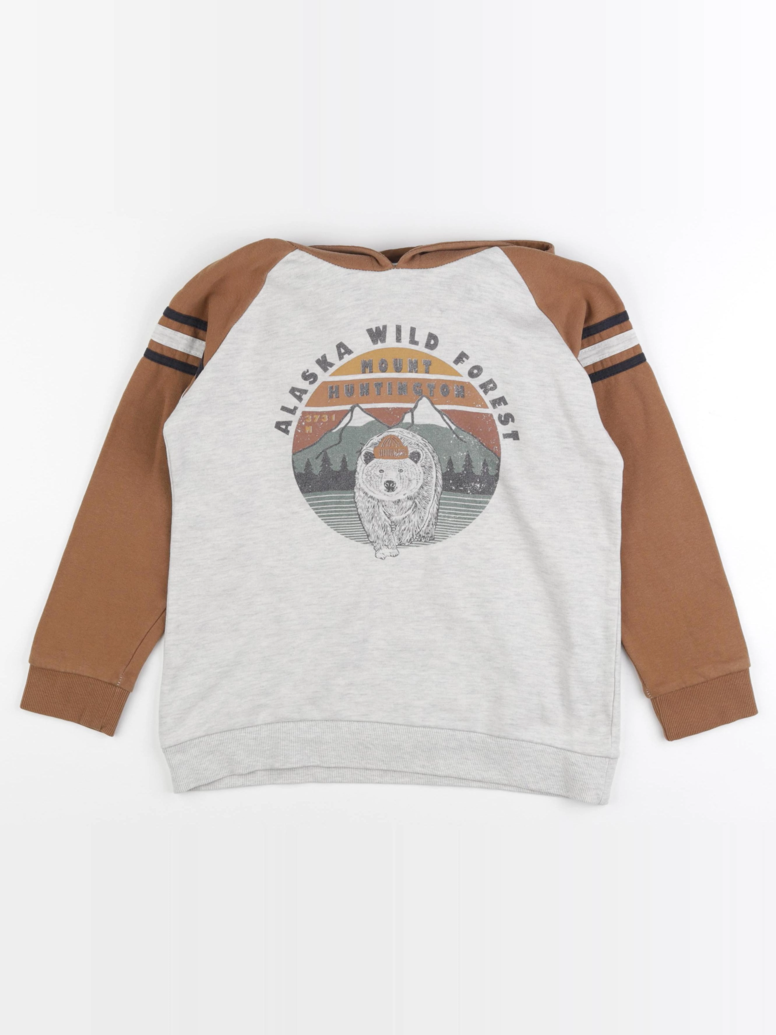Vertbaudet - sweat gris - 12 ans