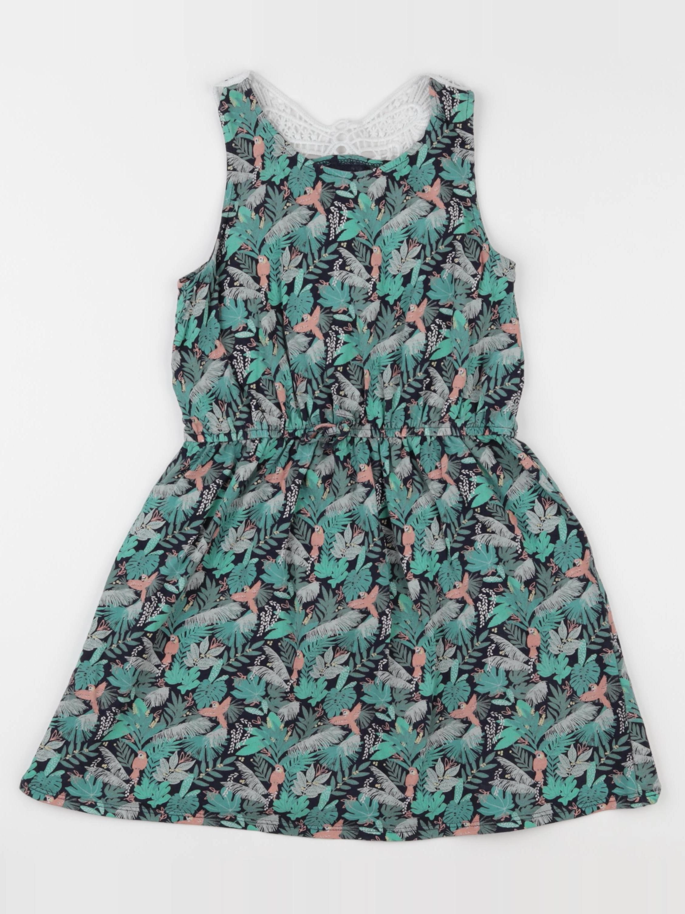 Vertbaudet - robe multicolore - 8 ans