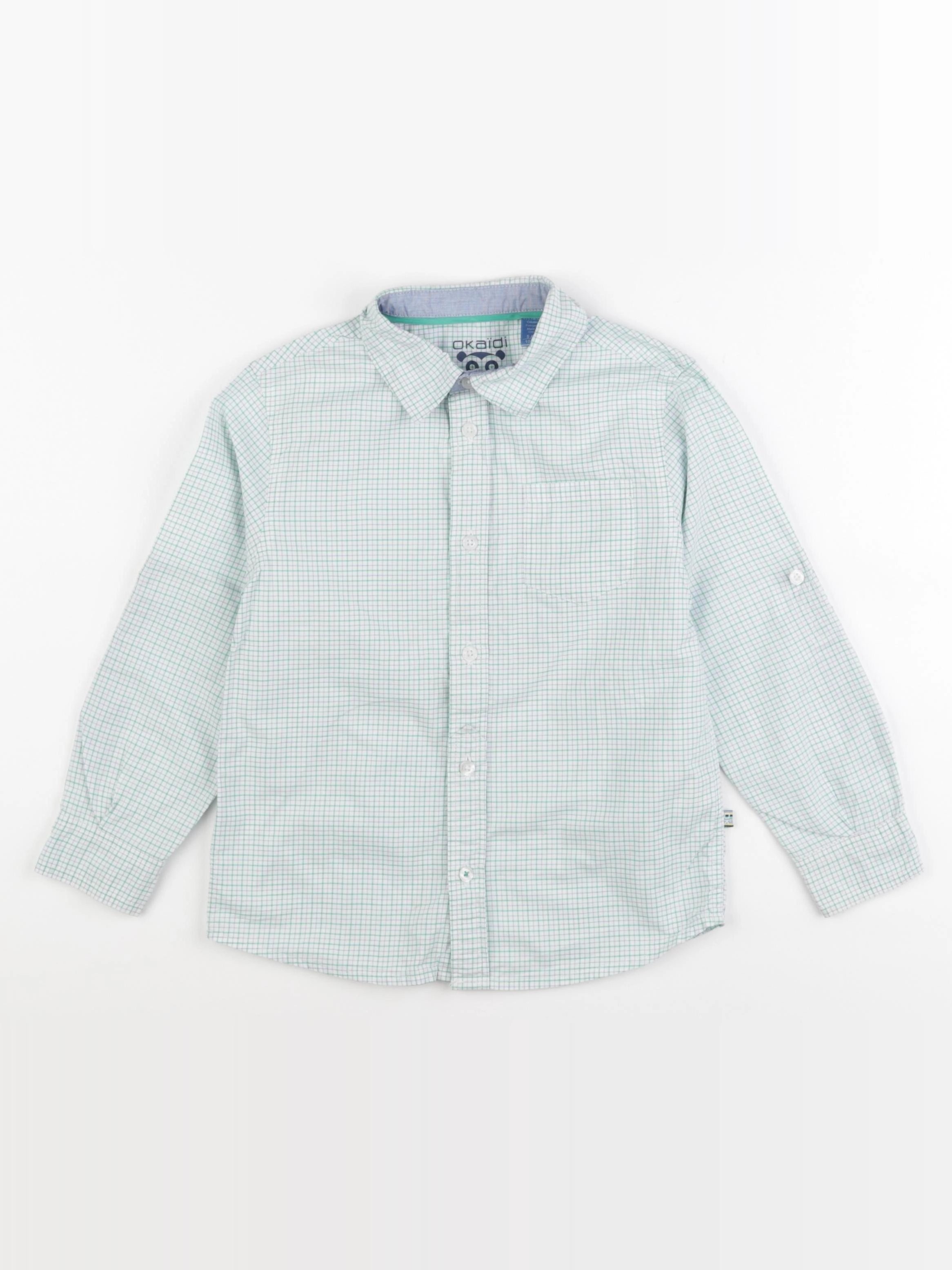 Okaidi - chemise vert - 5 ans