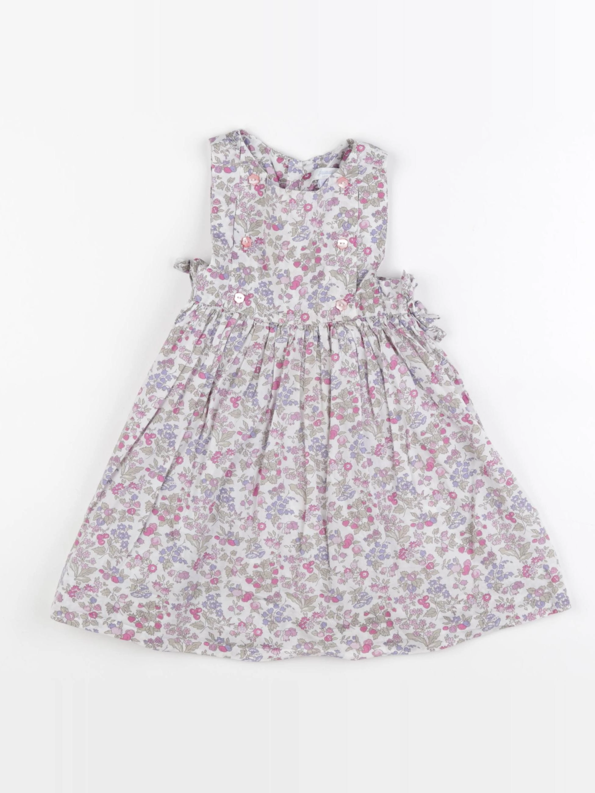 Jacadi - robe liberty multicolore - 18 mois