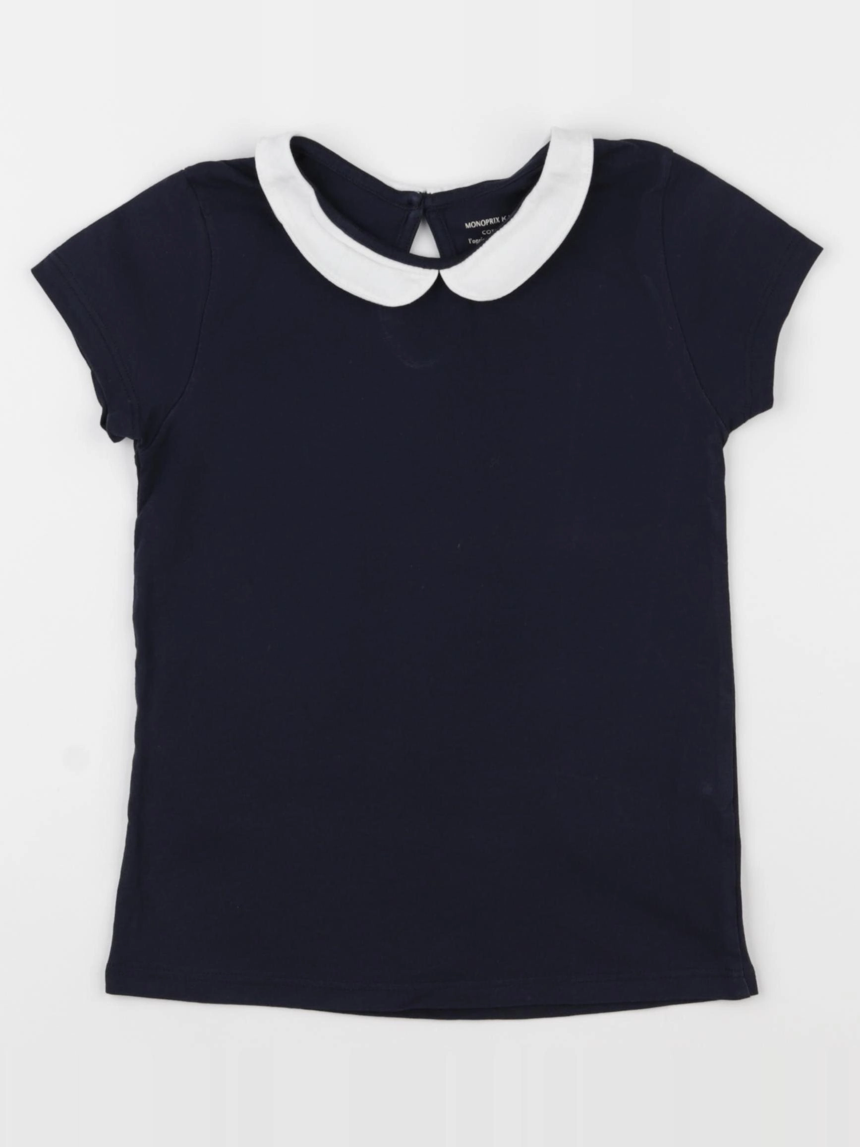 Monoprix - tee-shirt bleu - 6 ans