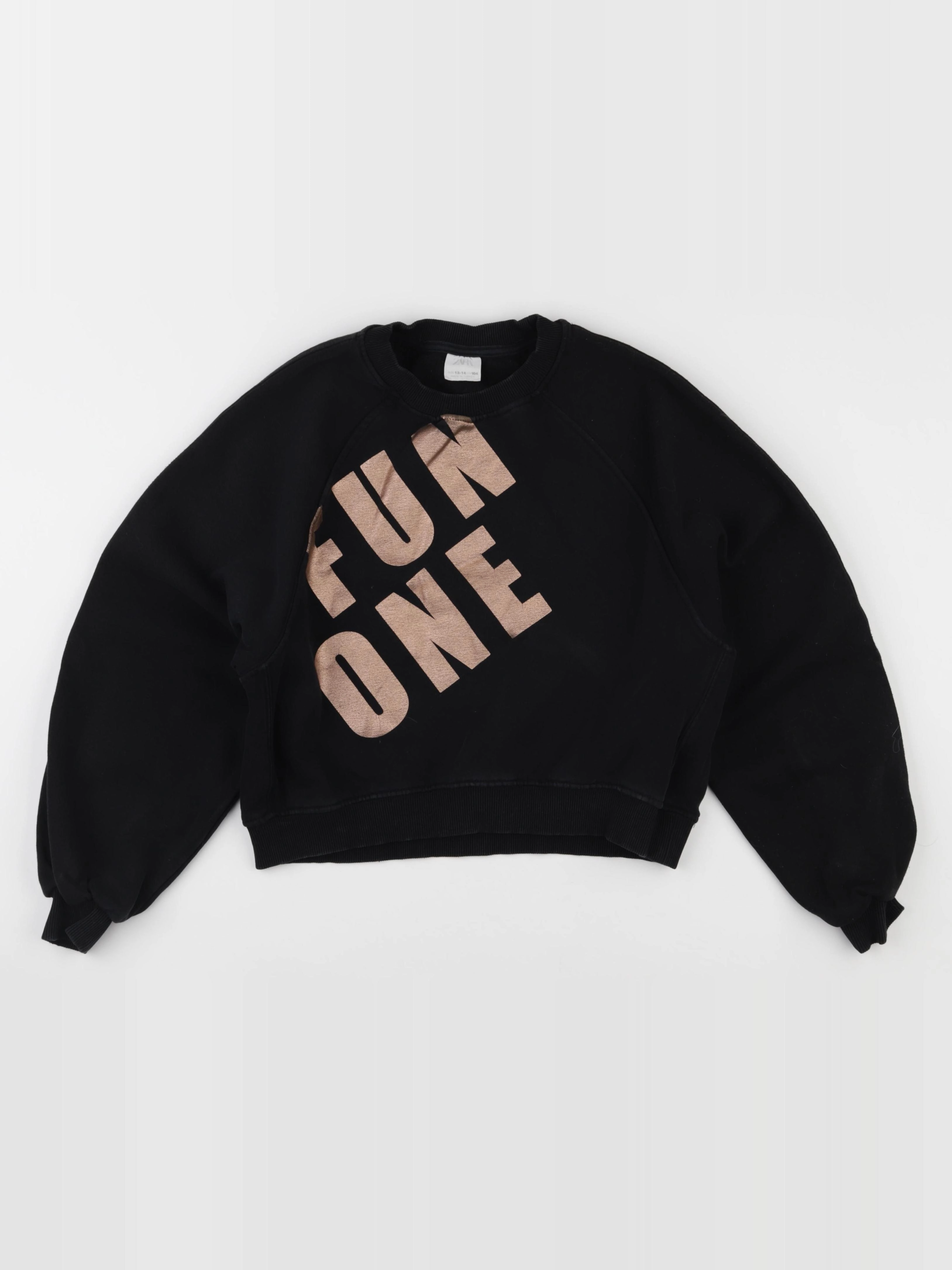 Zara - sweat noir - 13/14 ans