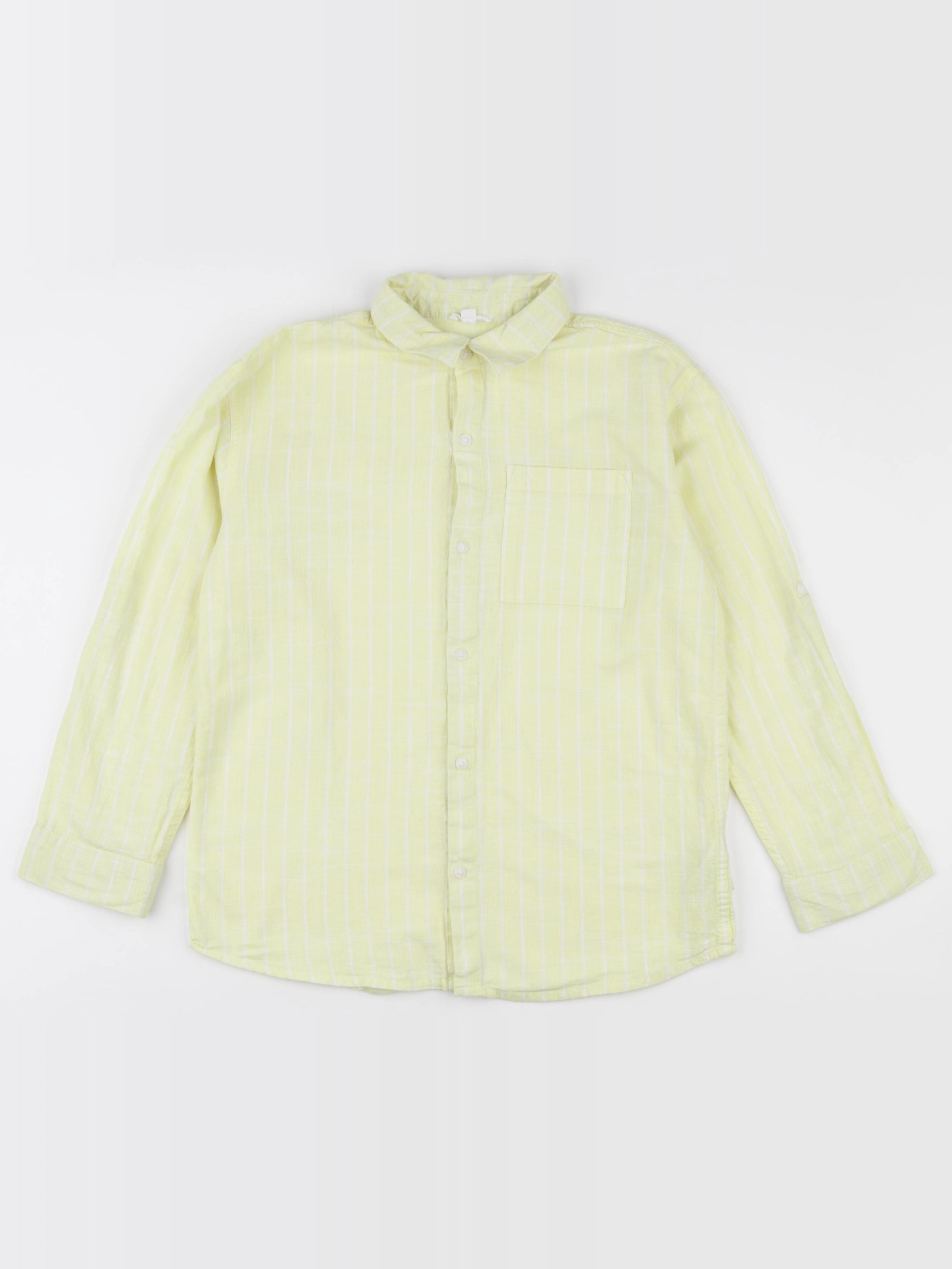 Vertbaudet - chemise jaune - 12 ans