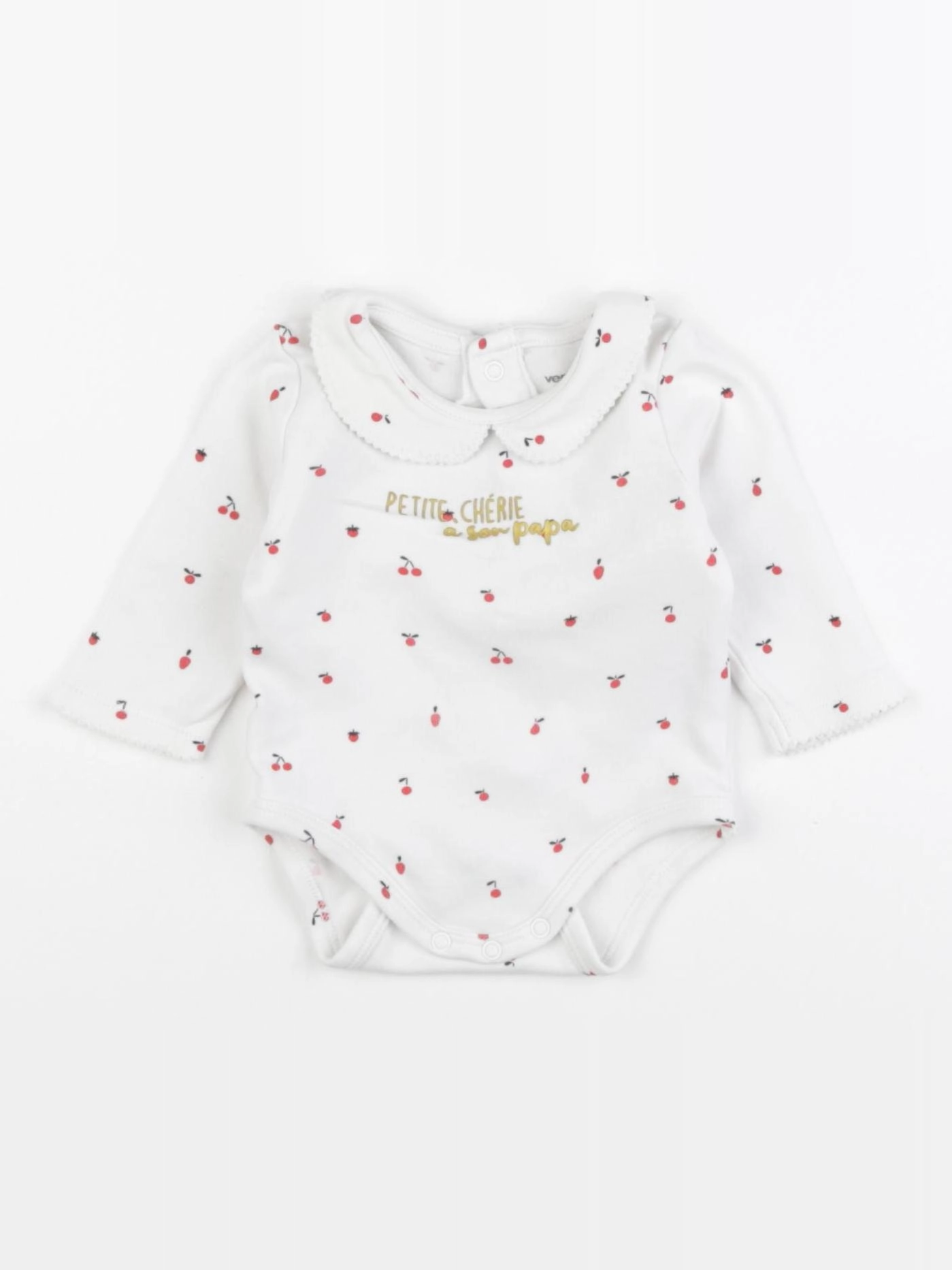 Vertbaudet - body à col multicolore - 3 mois