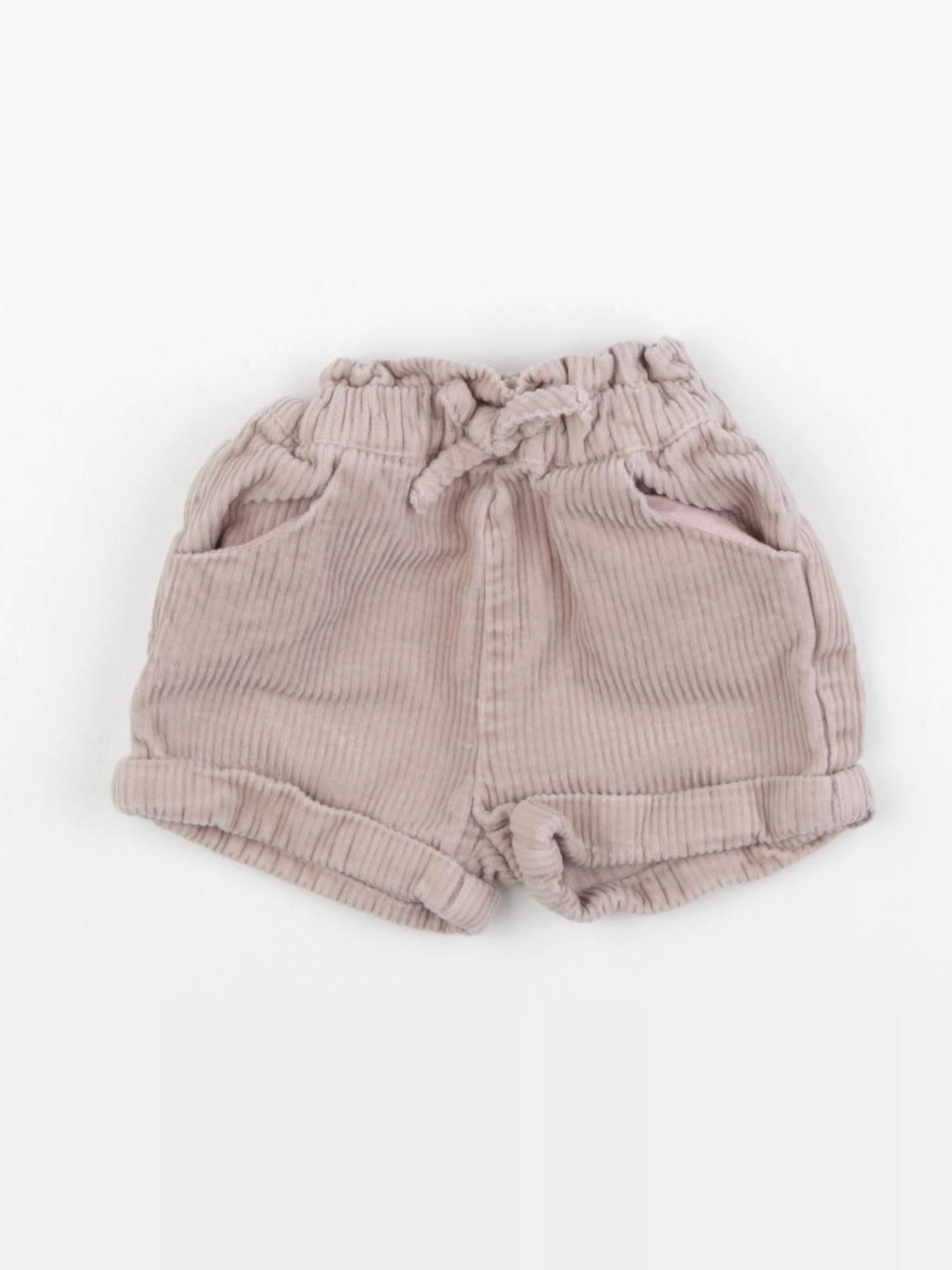 Vertbaudet - short beige - 3 mois