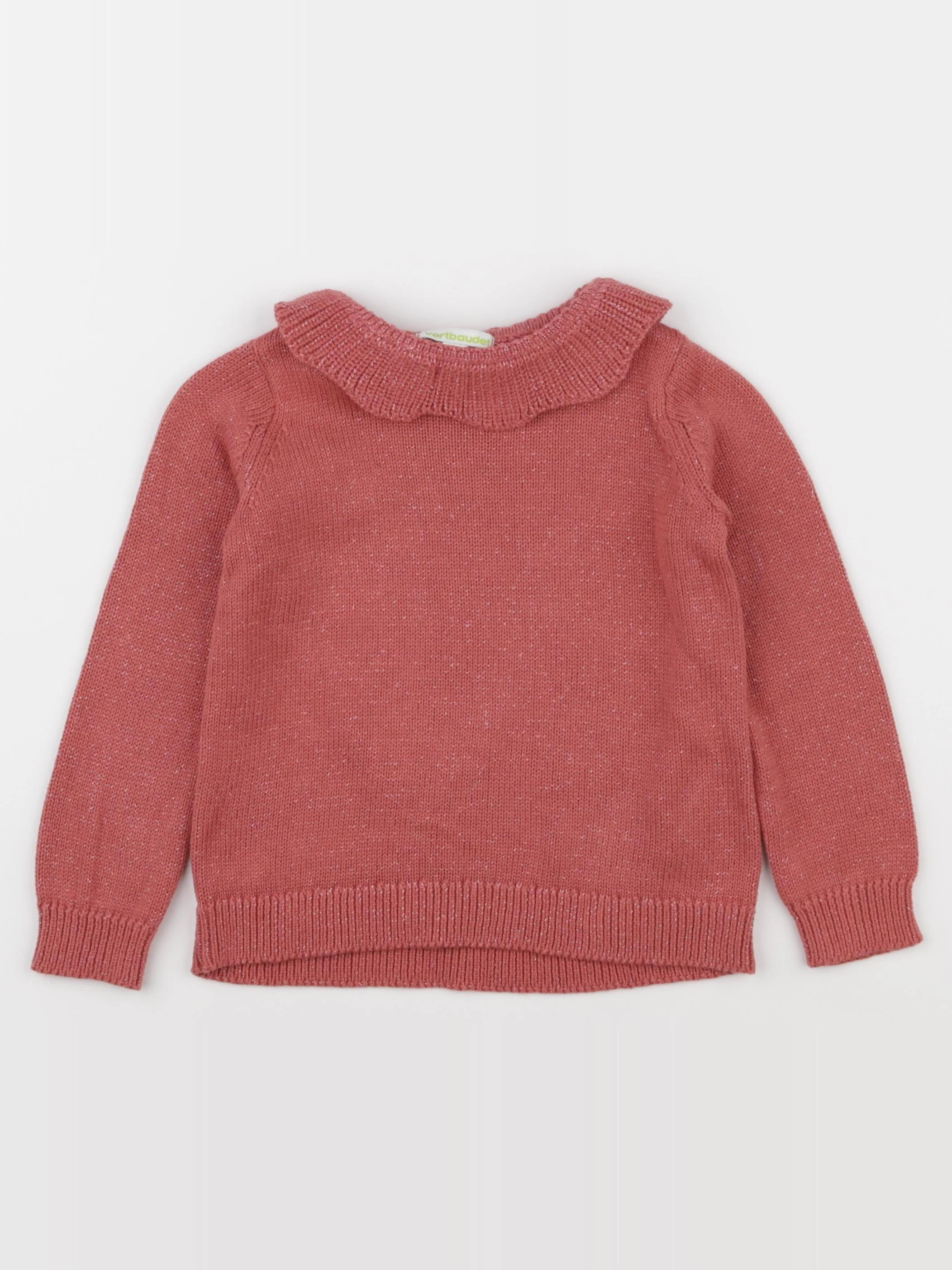 Vertbaudet - pull rose - 4 ans
