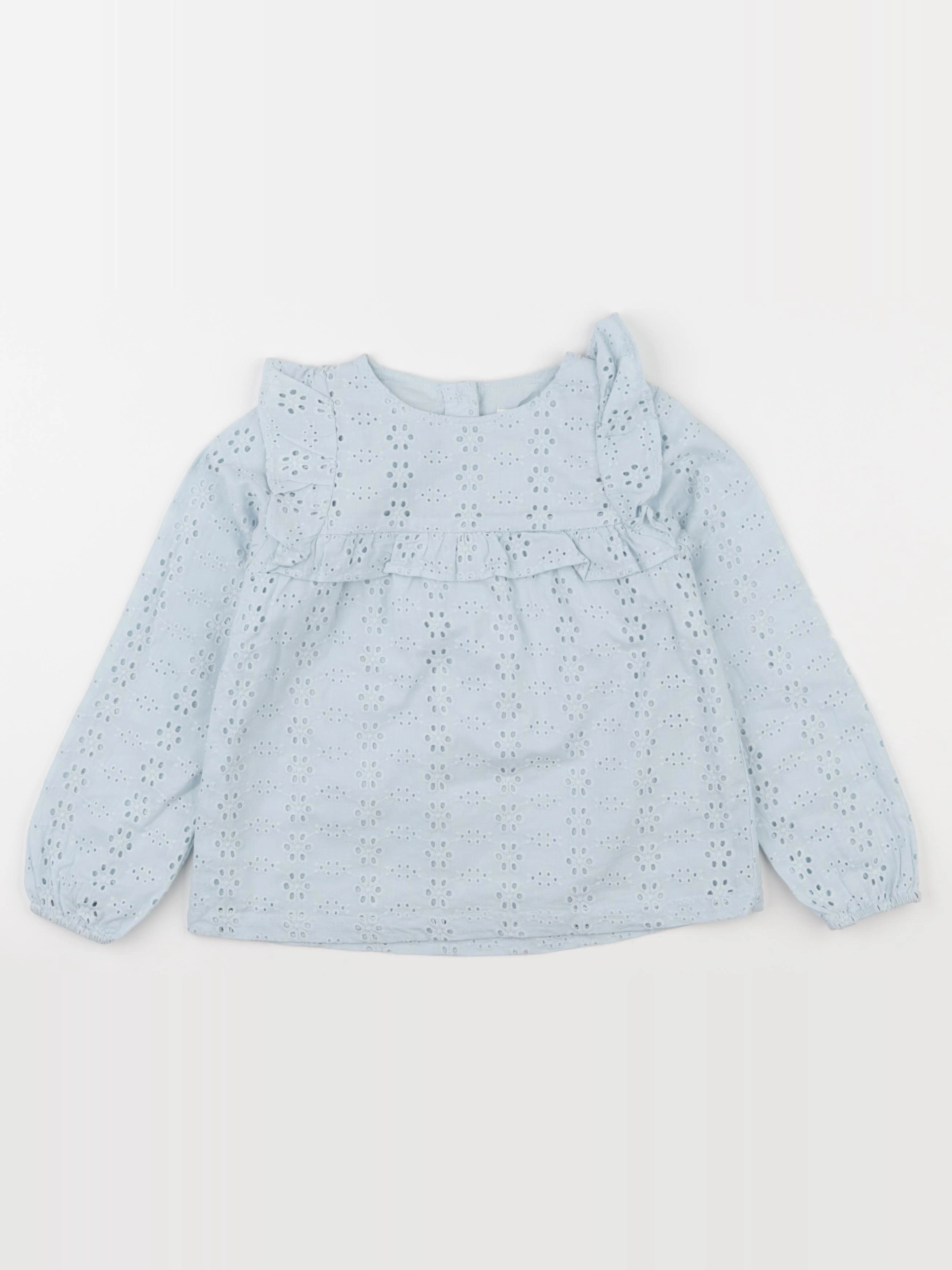 Vertbaudet - blouse bleu - 6 ans