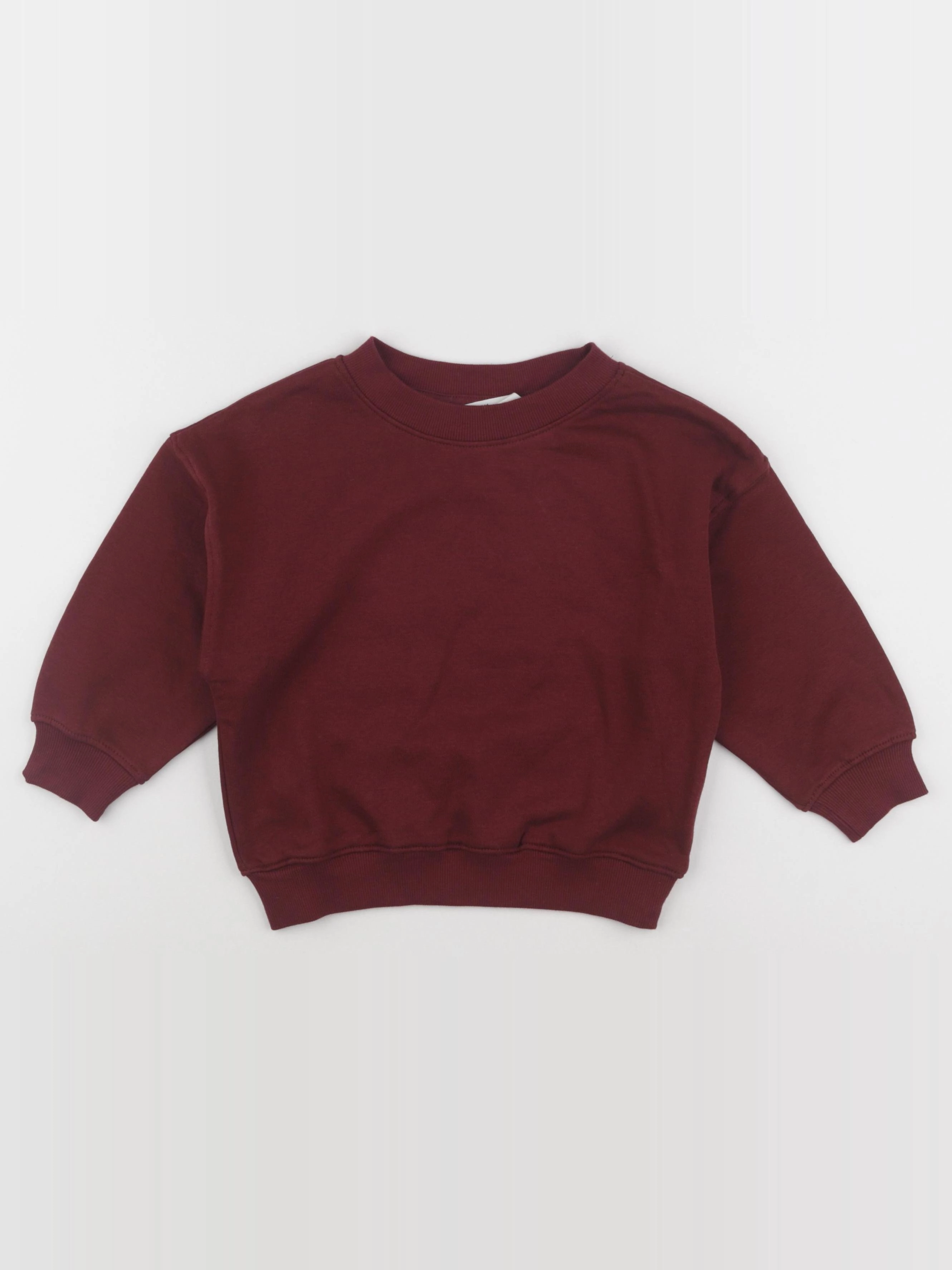 H&M - sweat rouge - 18/24 mois