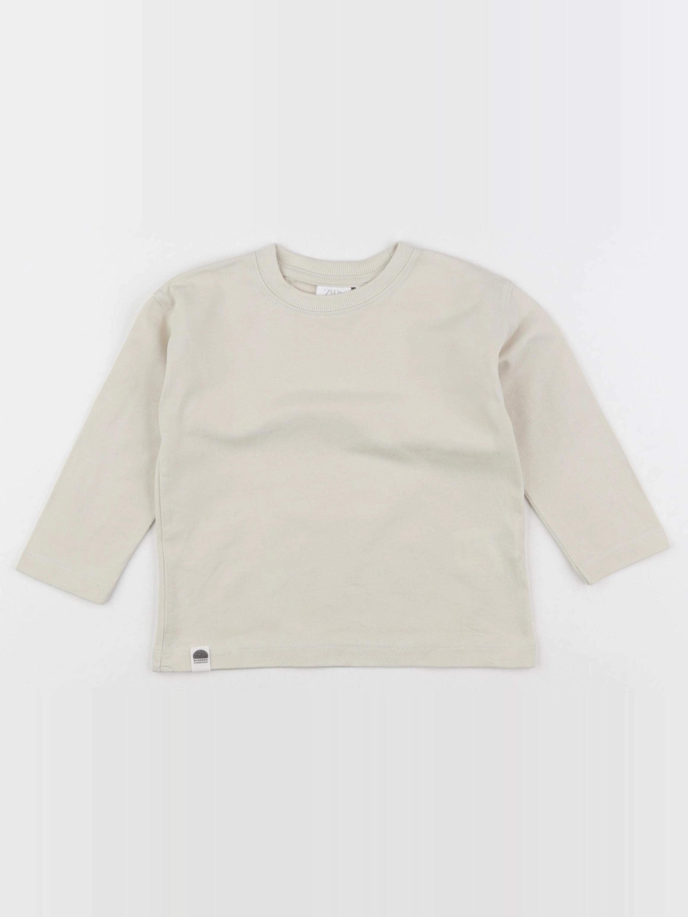 Zara - tee-shirt beige - 18 mois