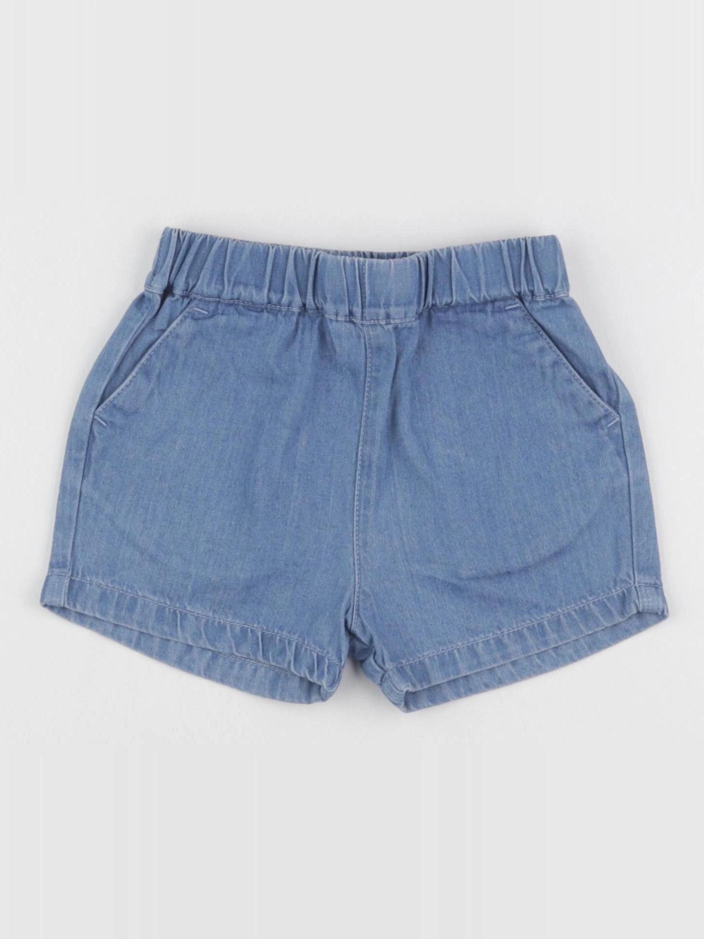 Petit Bateau - short bleu - 18 mois