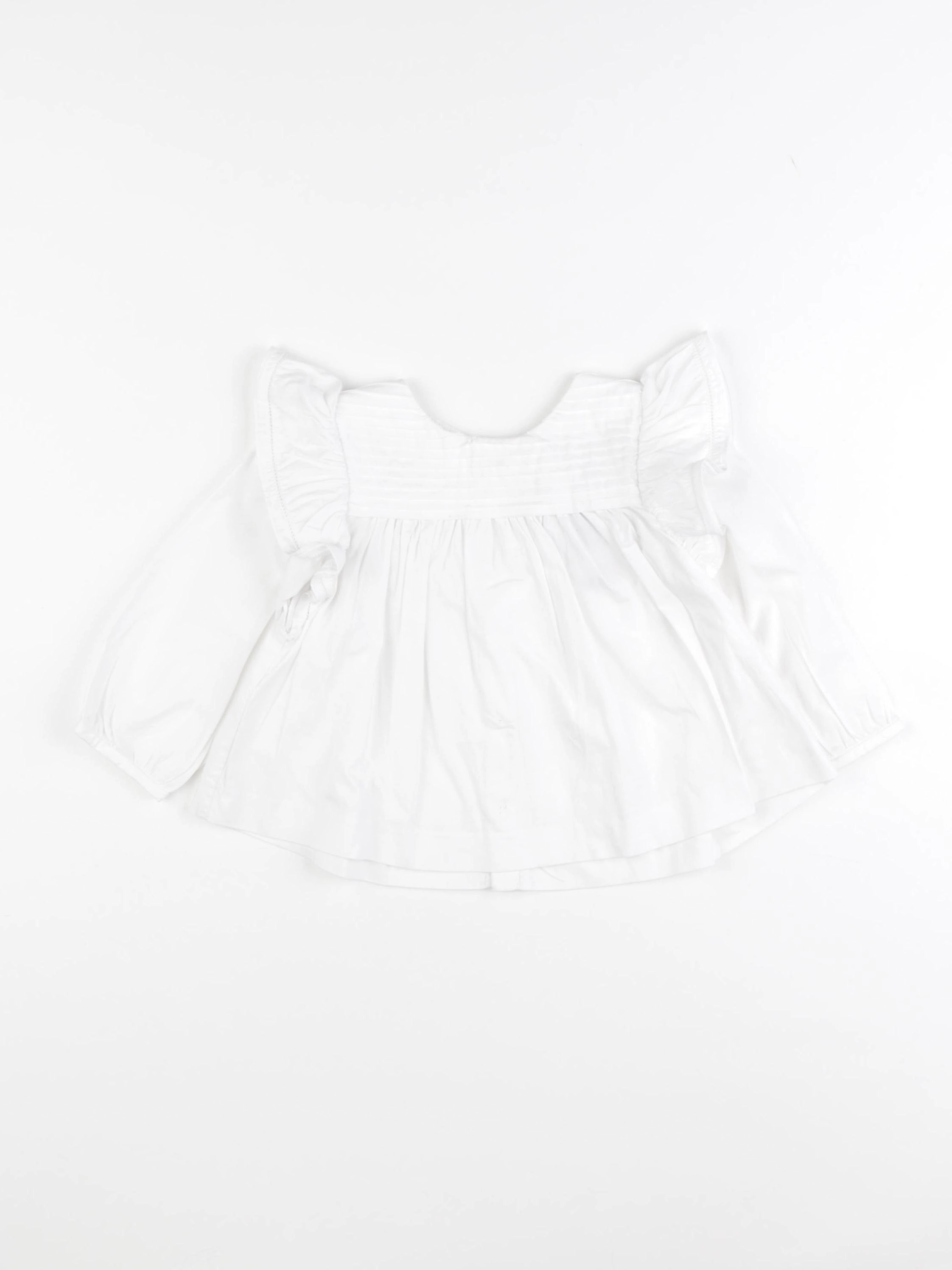 Jacadi - blouse blanc - 18 mois