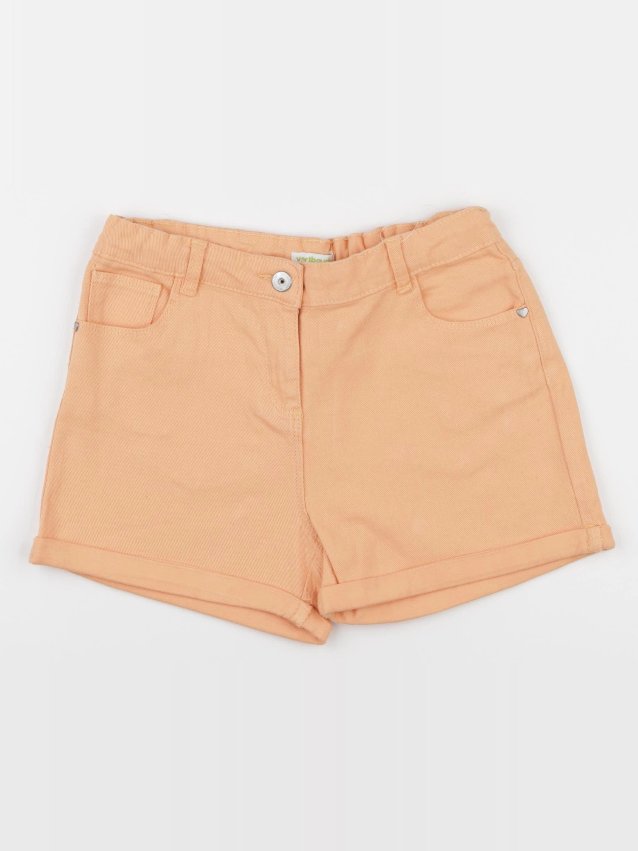 Vertbaudet - short orange - 12 ans