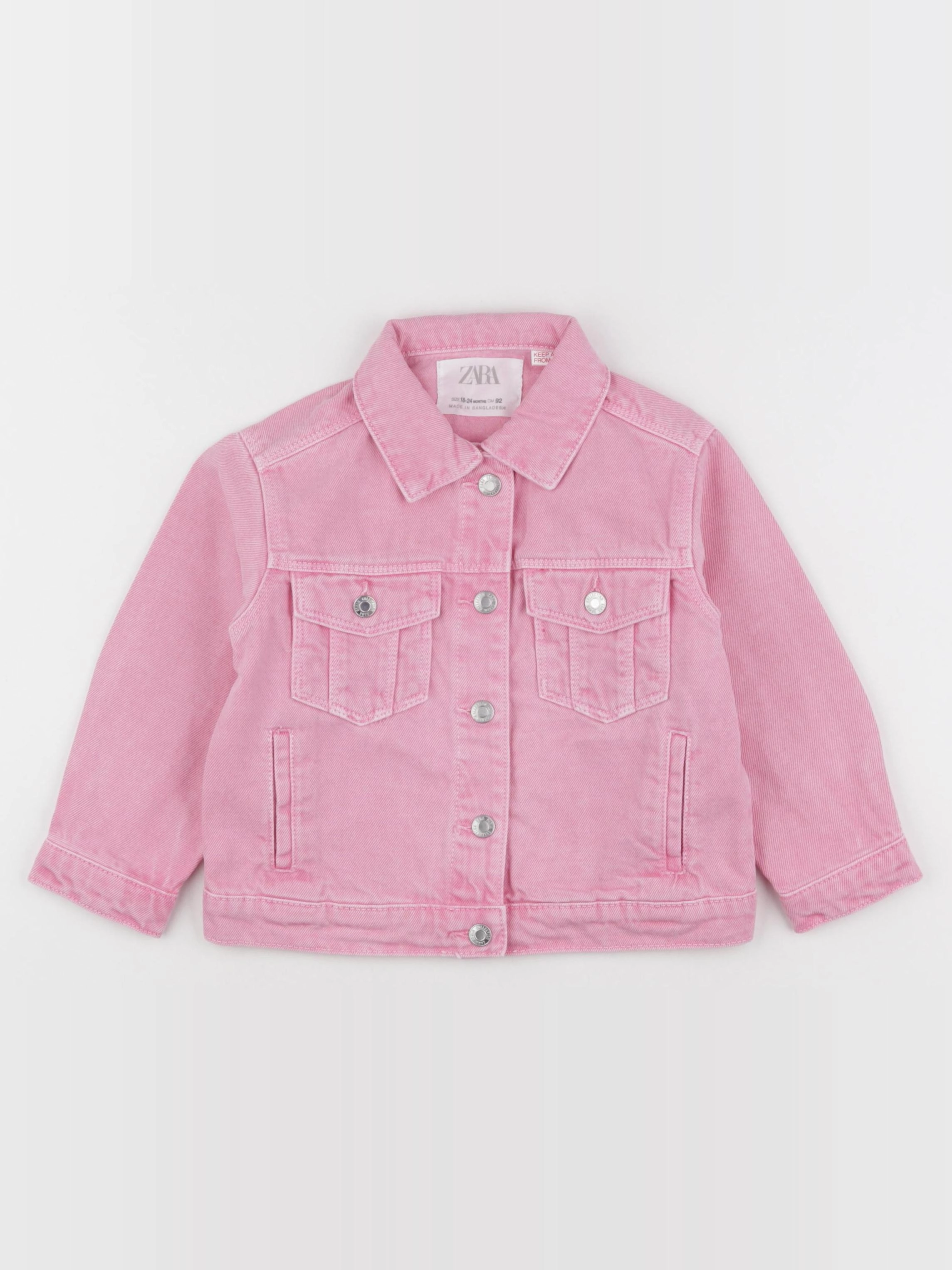 Zara - veste rose - 18/24 mois