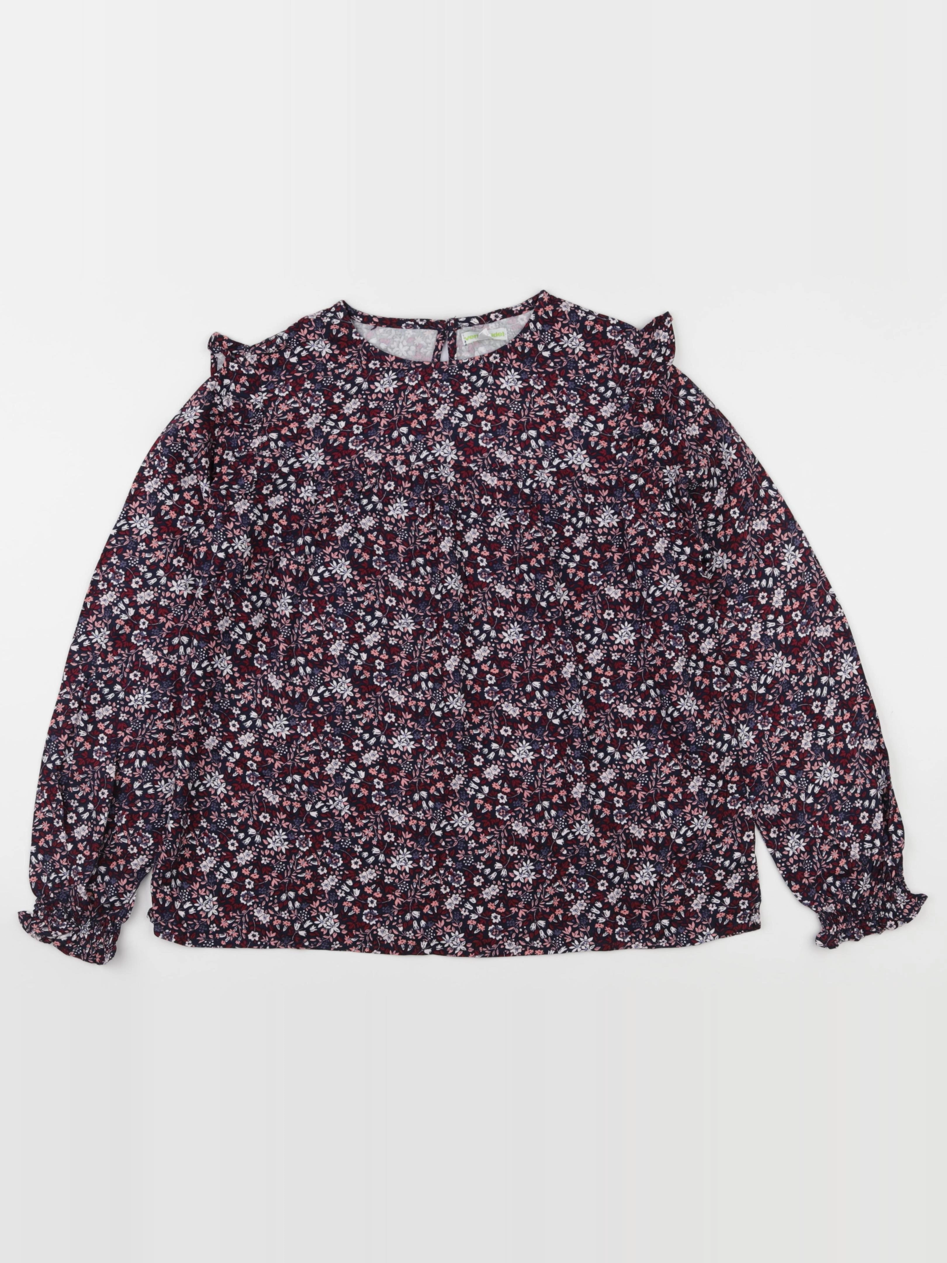 Vertbaudet - blouse rose, violet - 12 ans