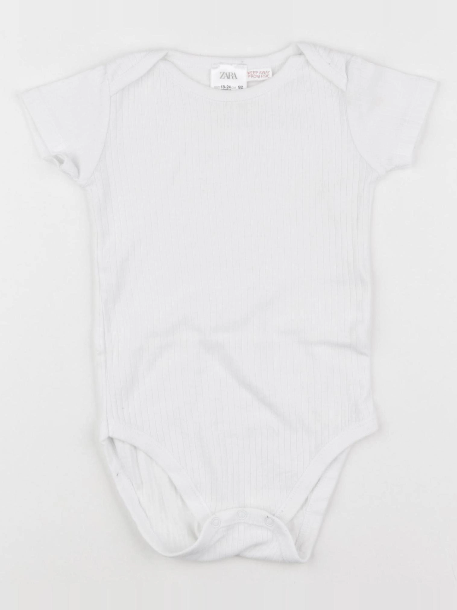 Zara - body blanc - 18/24 mois