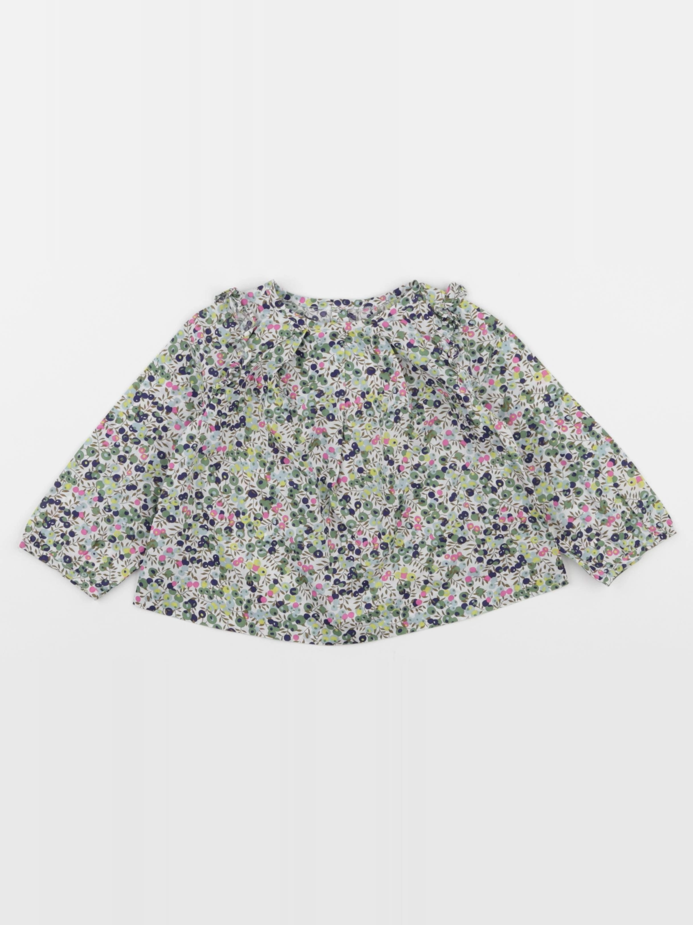 Jacadi - blouse liberty multicolore - 18 mois