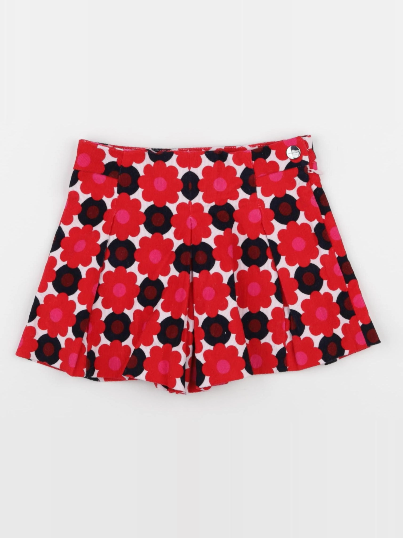 Jacadi - short rouge, blanc - 3 ans