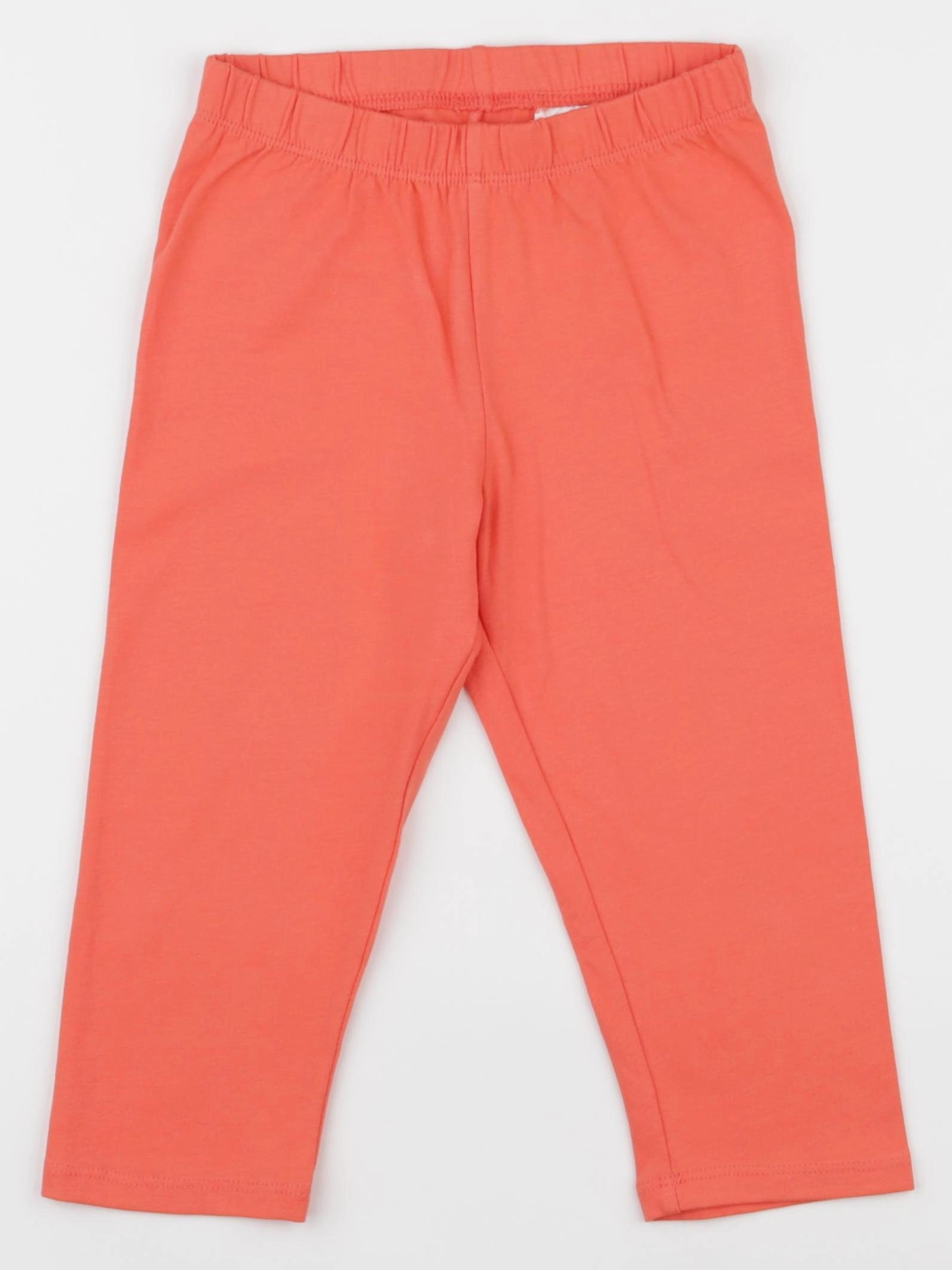 Vertbaudet - legging court orange - 8 ans