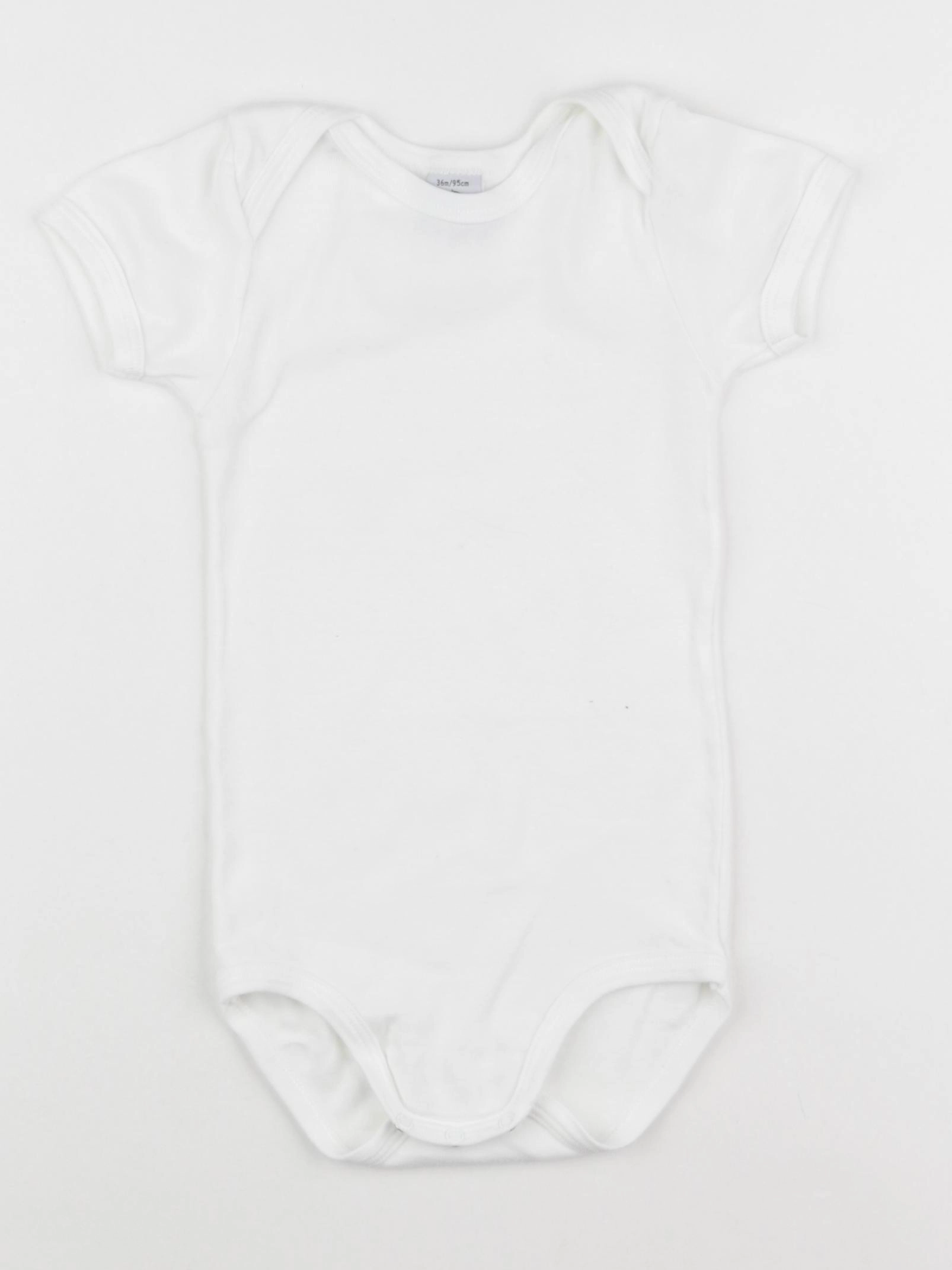 Petit Bateau - body blanc - 36 mois