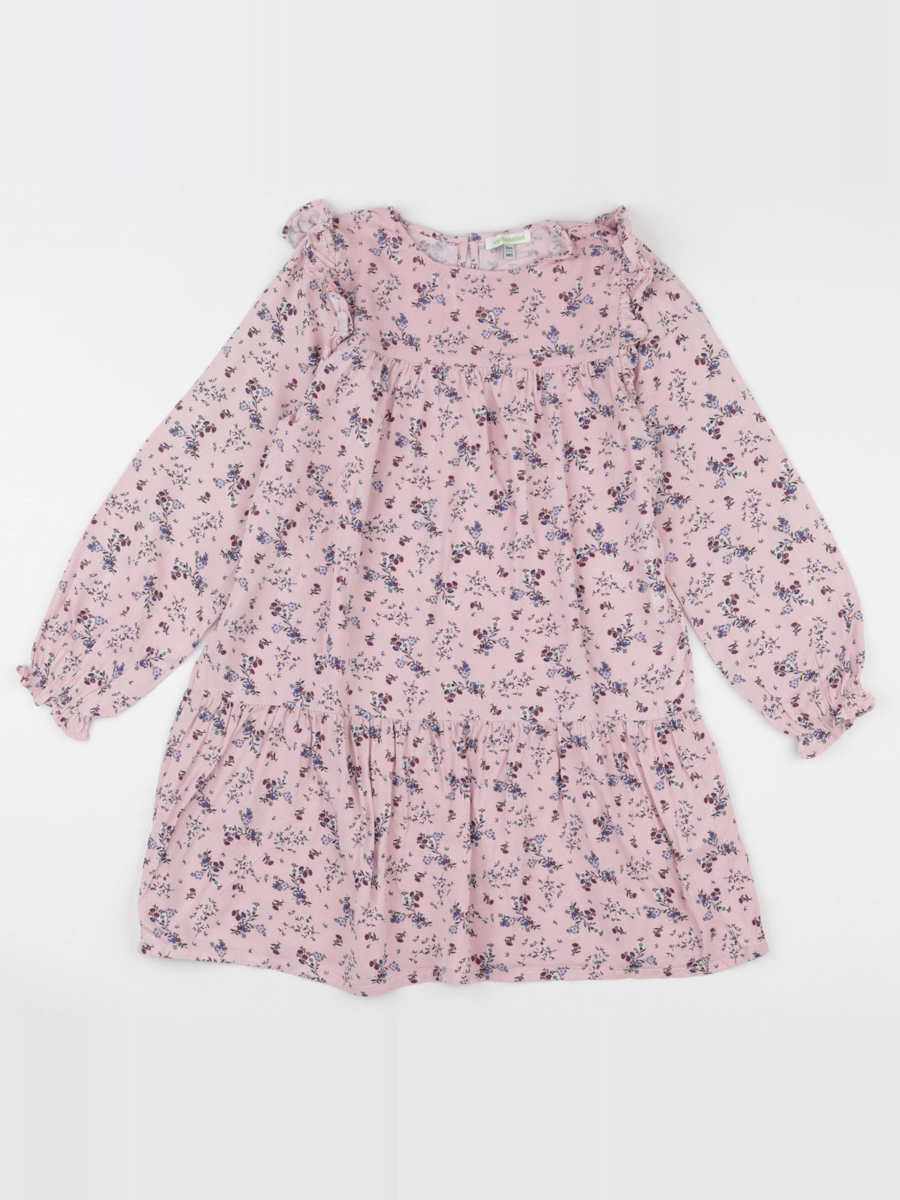 Vertbaudet - robe rose - 8 ans