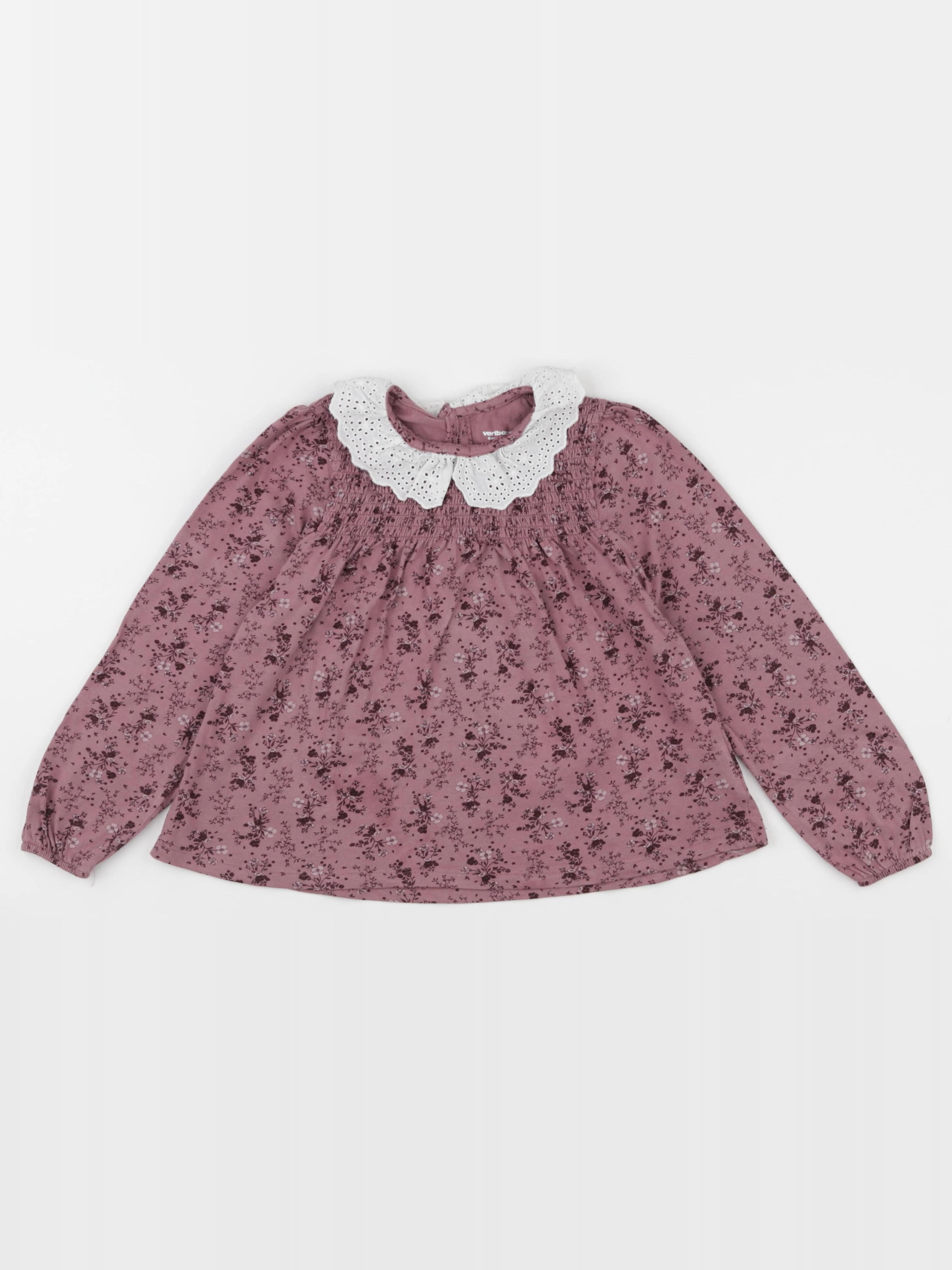 Vertbaudet - tee-shirt violet - 8 ans
