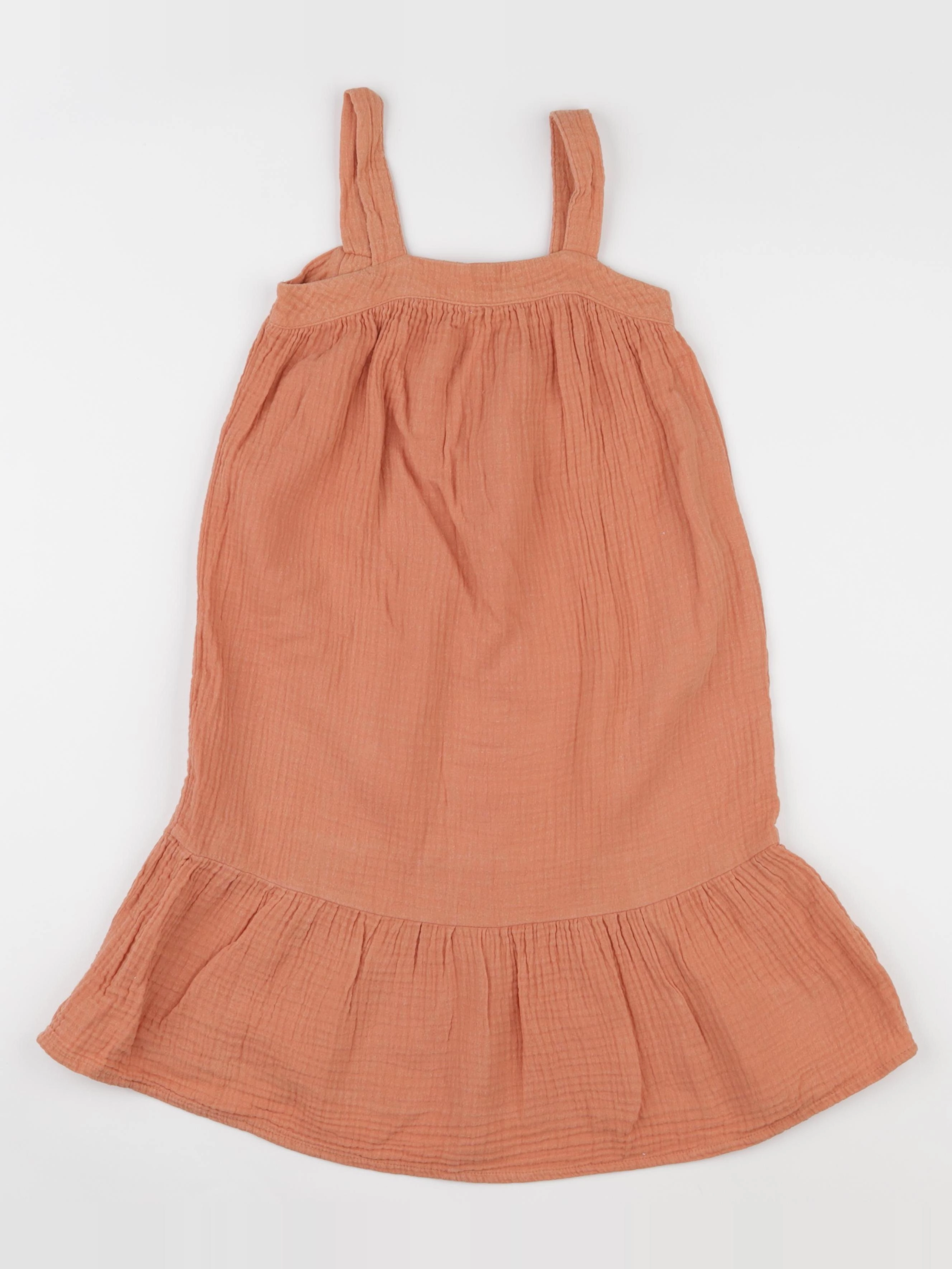 Vertbaudet - robe orange - 5 ans