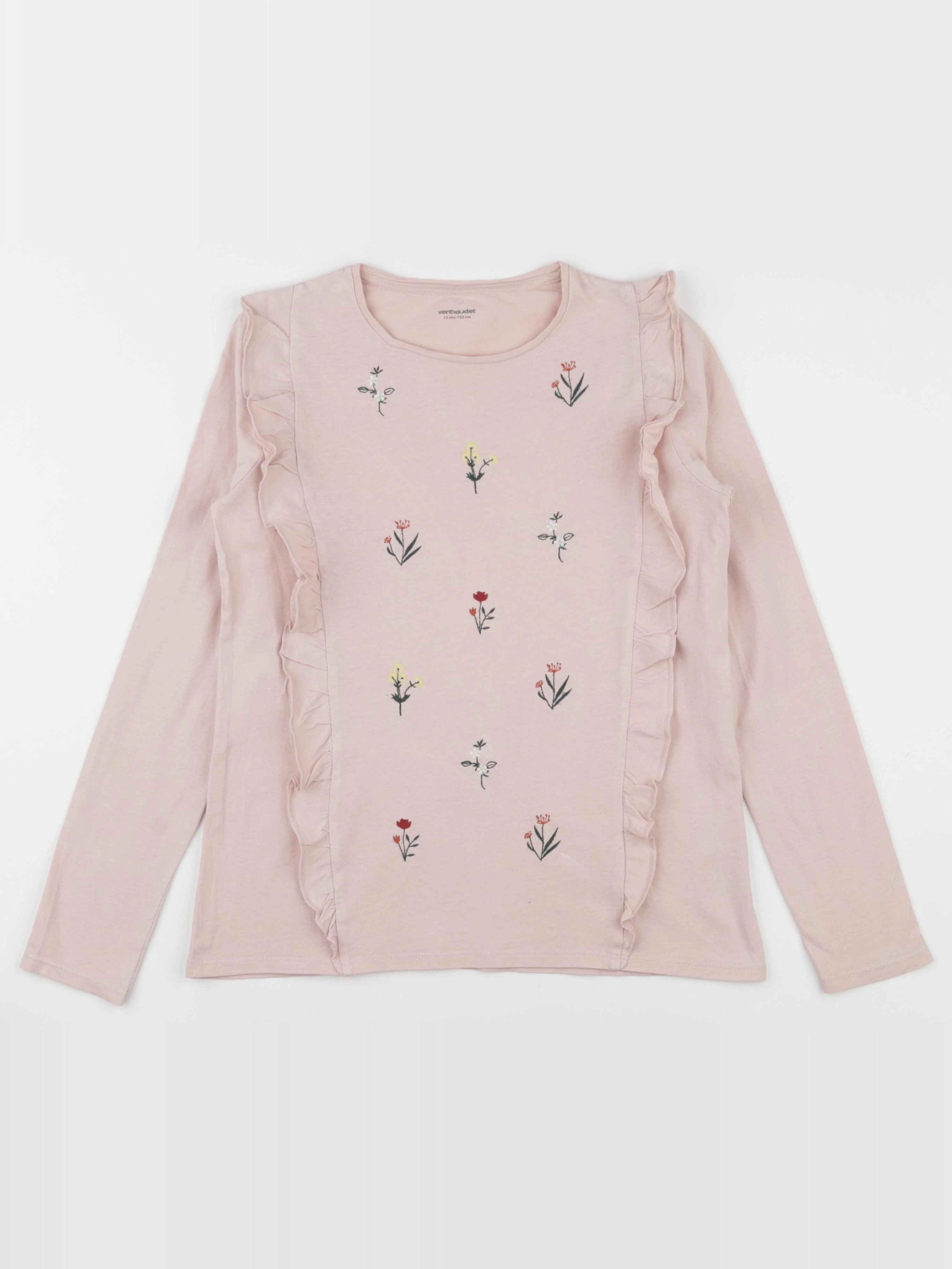 Vertbaudet - tee-shirt rose - 12 ans