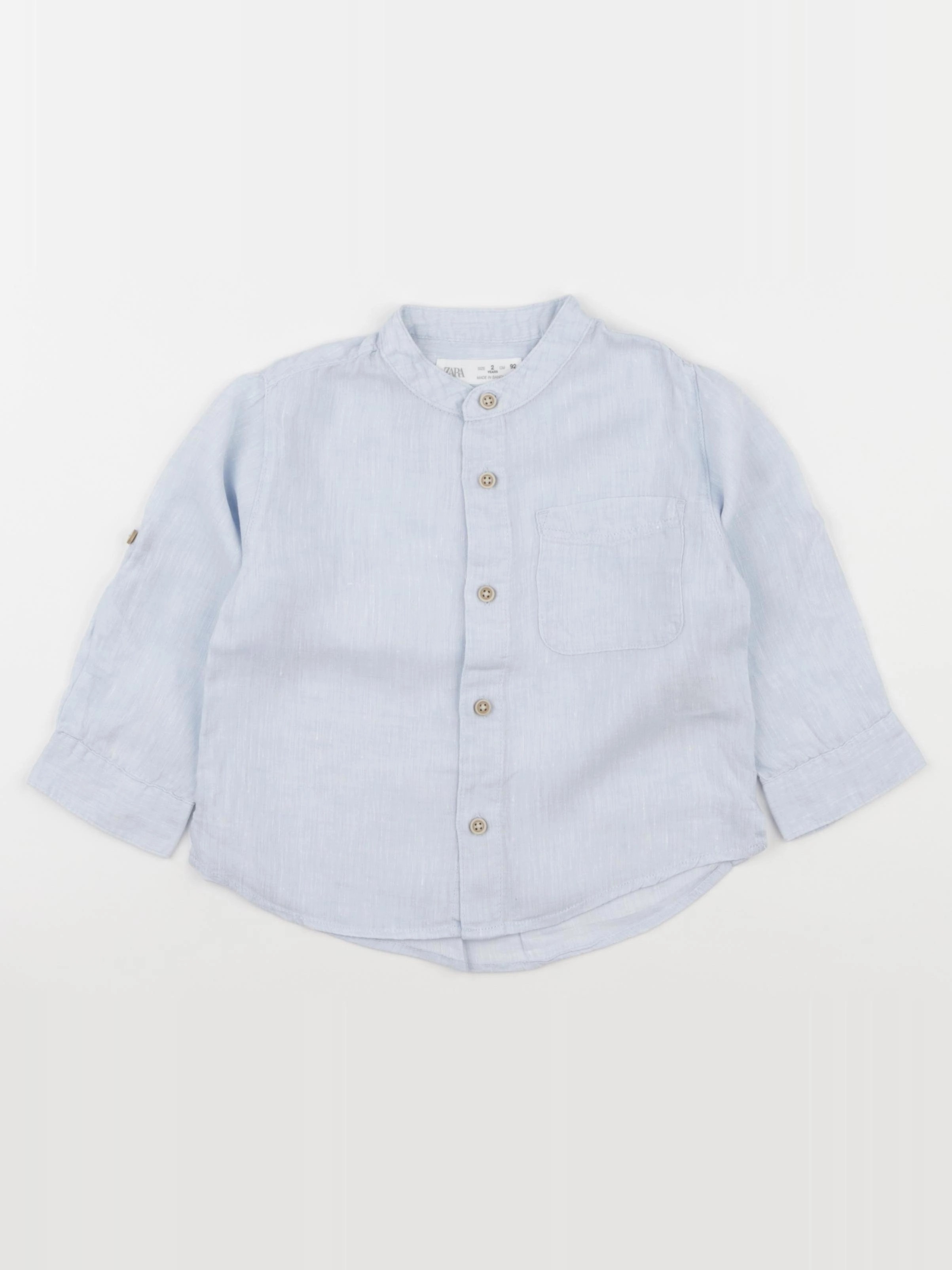 Zara - chemise bleu - 2 ans