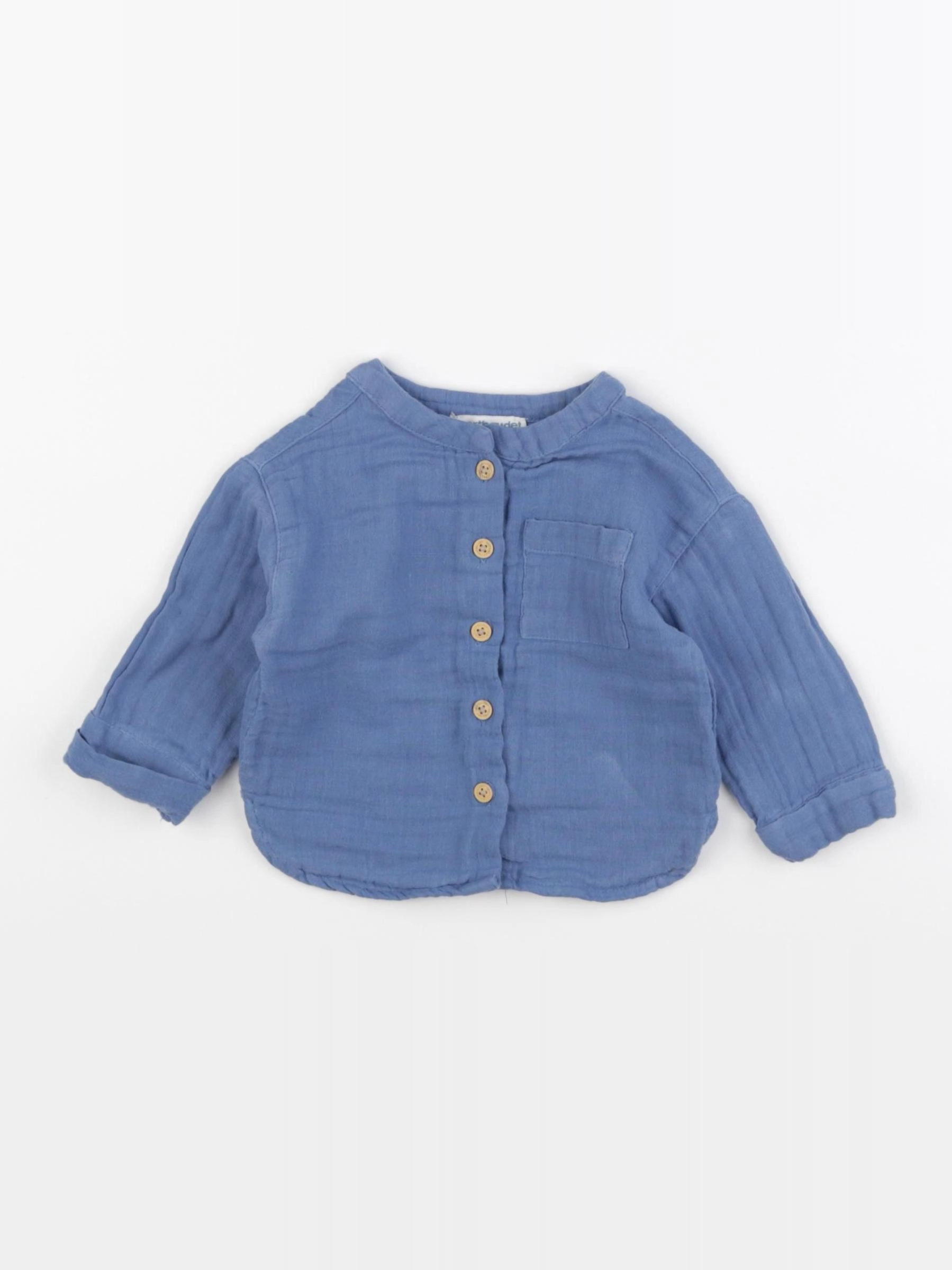 Vertbaudet - chemise bleu - 6 ans