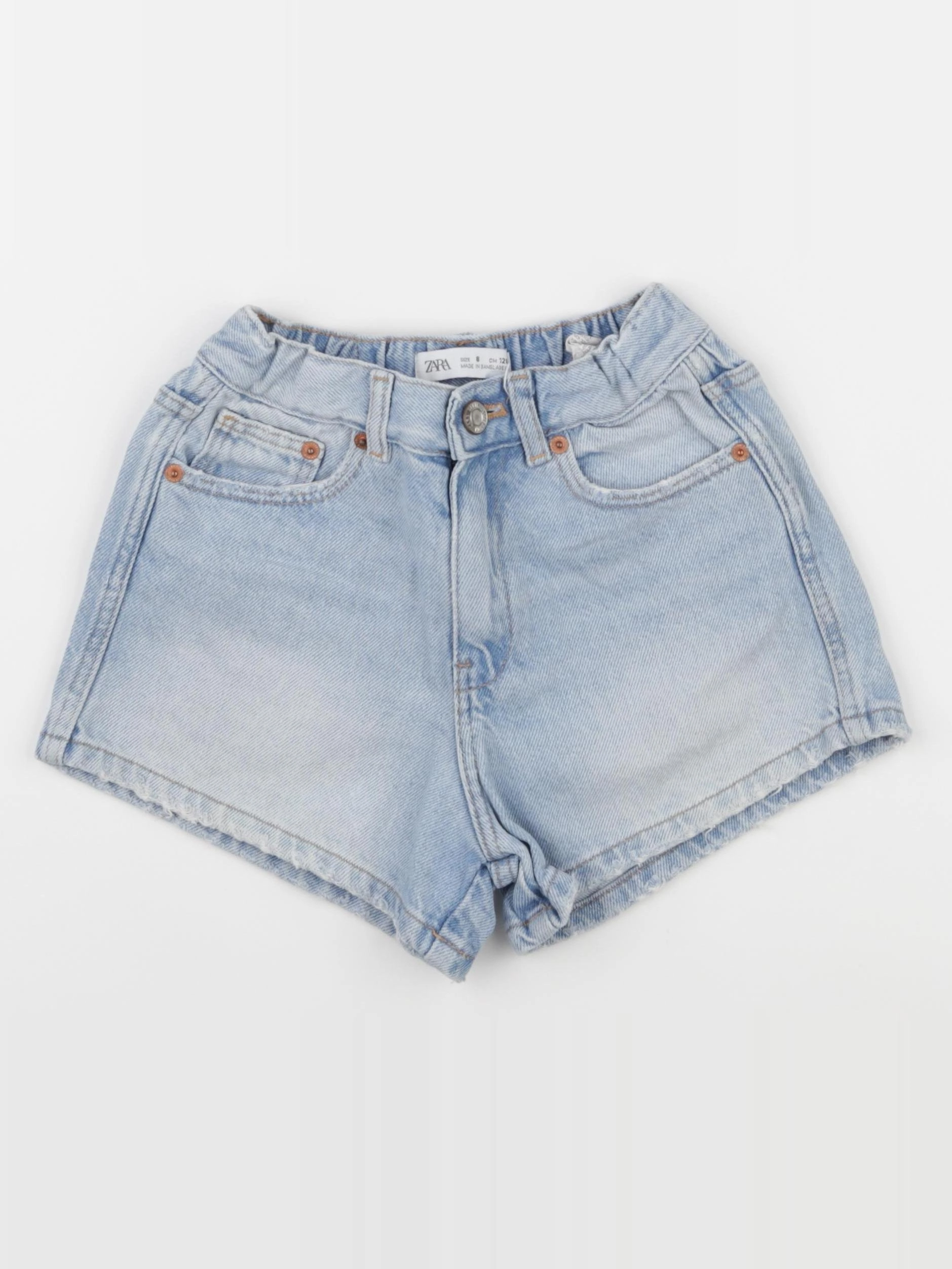 Zara - short bleu - 8 ans