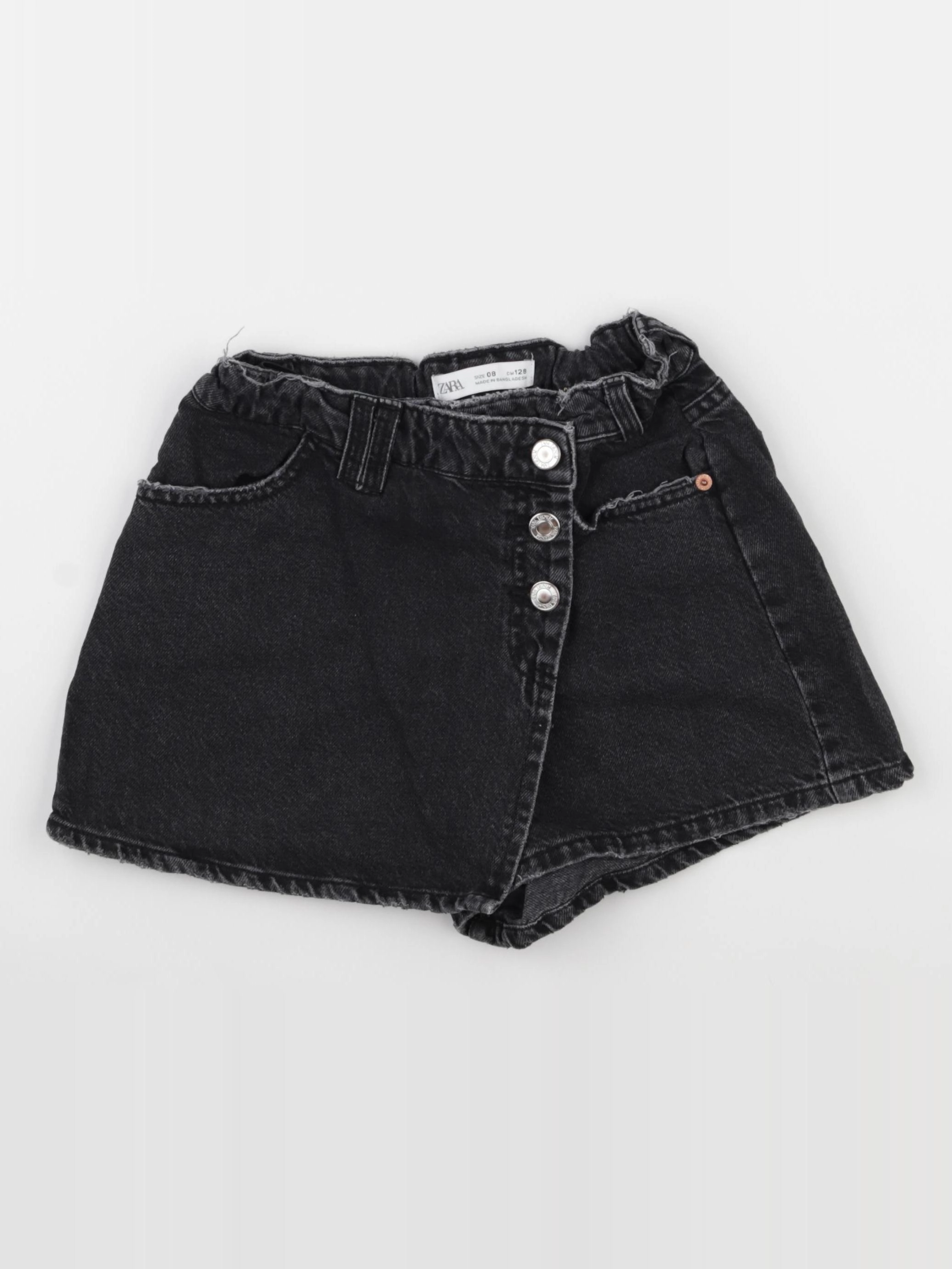 Zara - jupe short noir - 8 ans