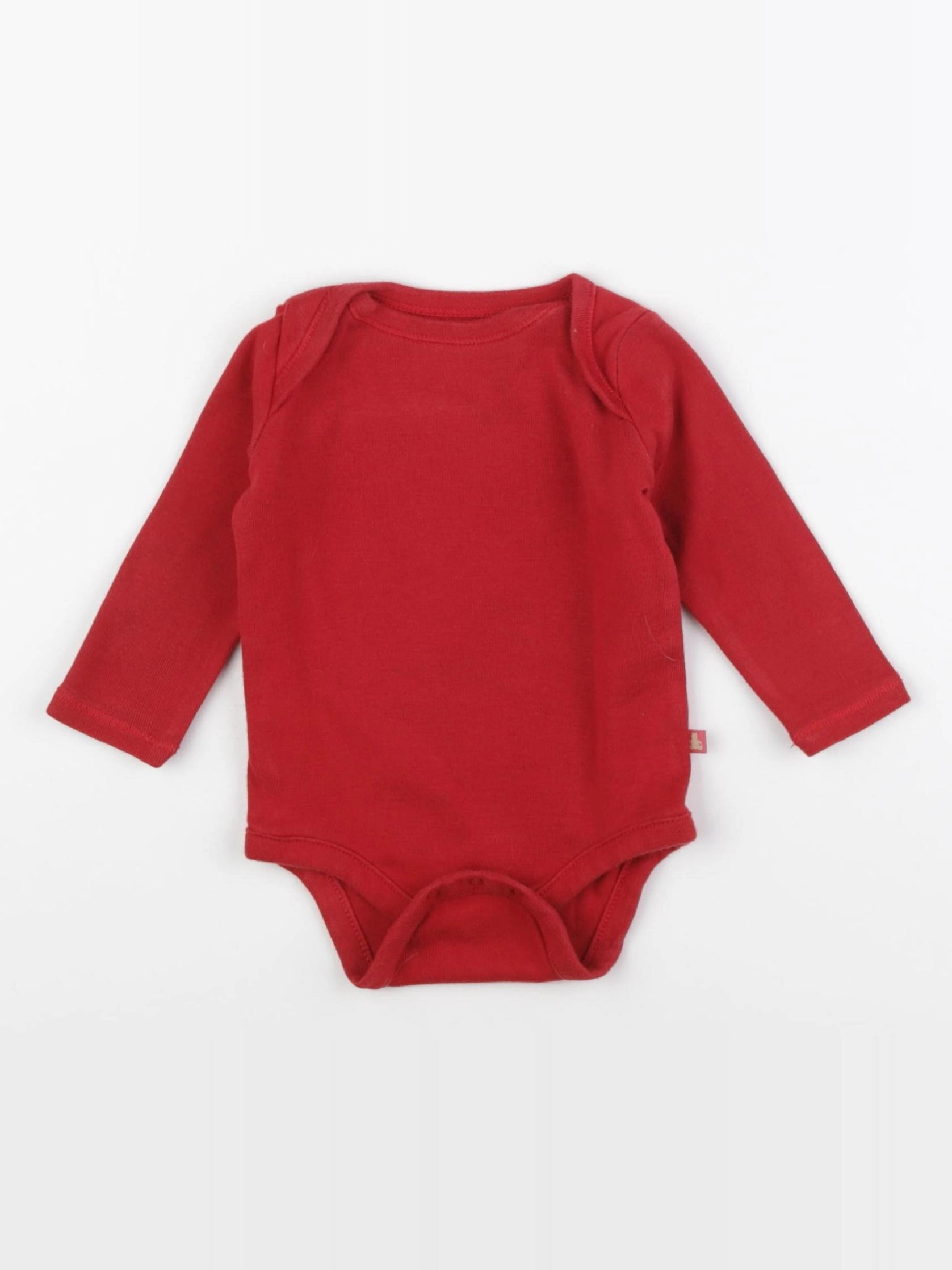 GAP - body rouge - 3/6 mois