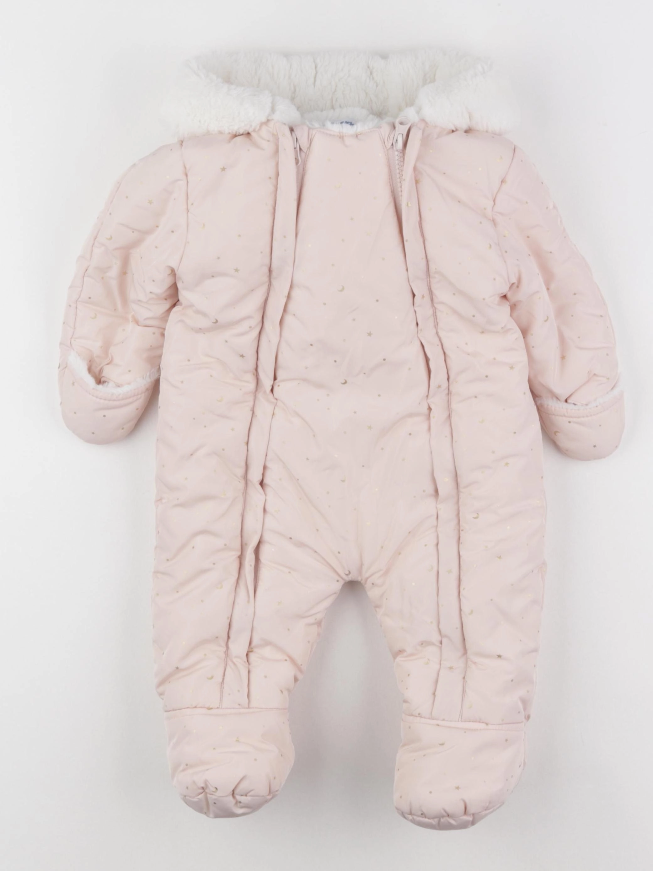 Vertbaudet - combi-pilote rose - 9 mois