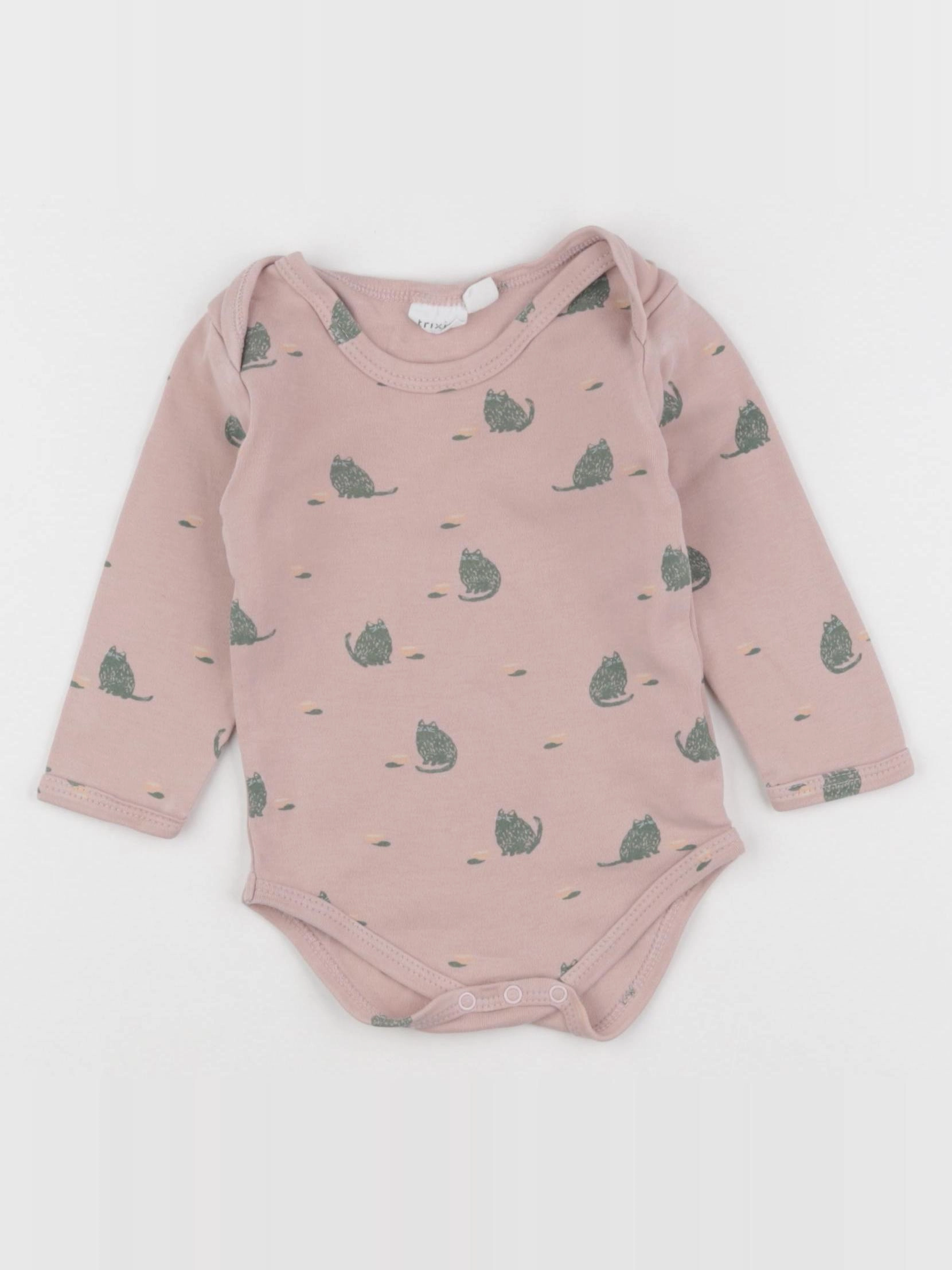 Trixie - body rose - 9/12 mois