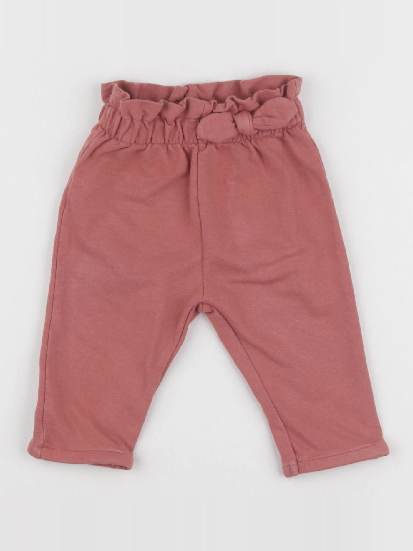 Vertbaudet - pantalon rouge - 6 mois