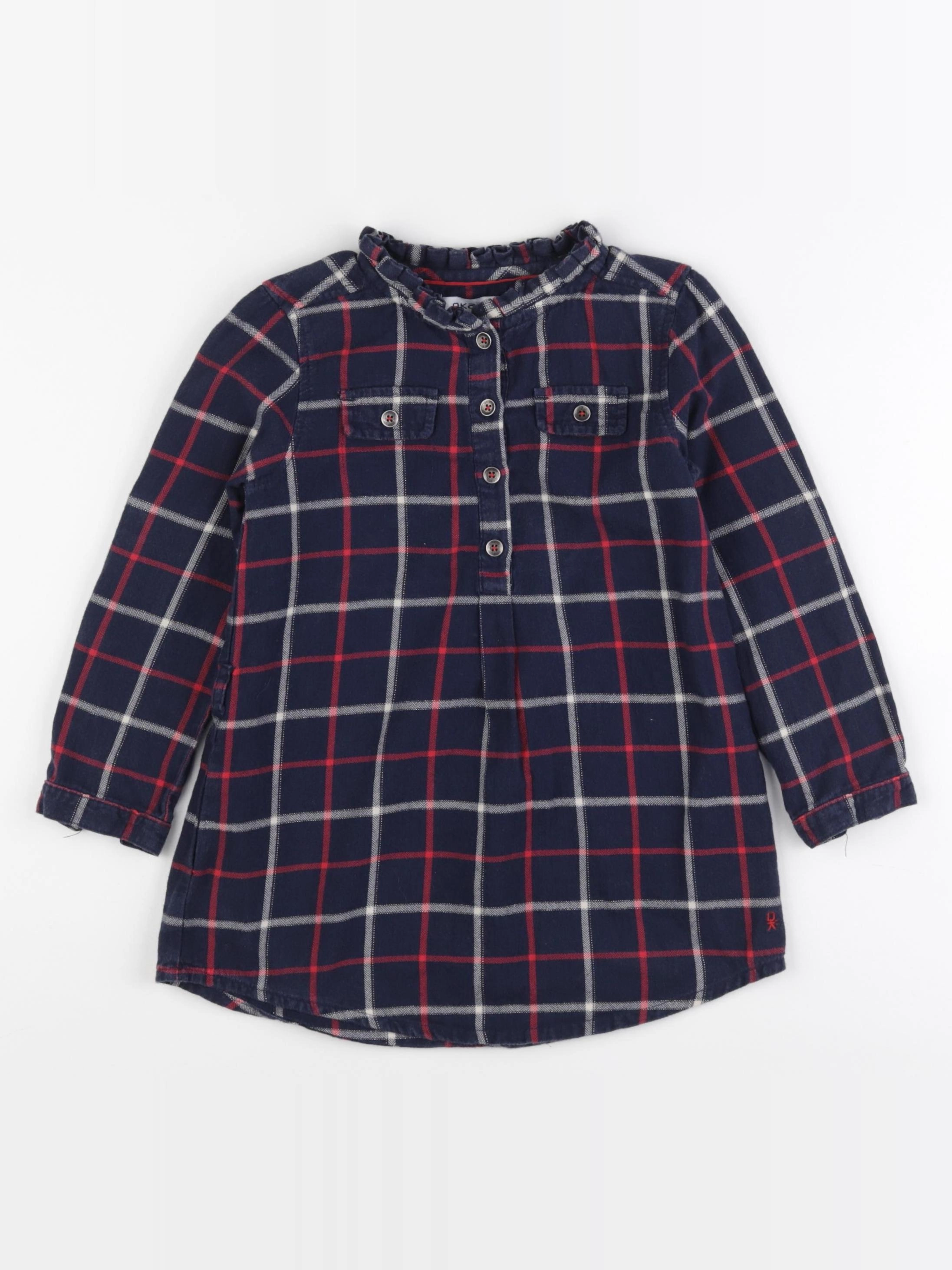 Okaidi - robe bleu - 4 ans