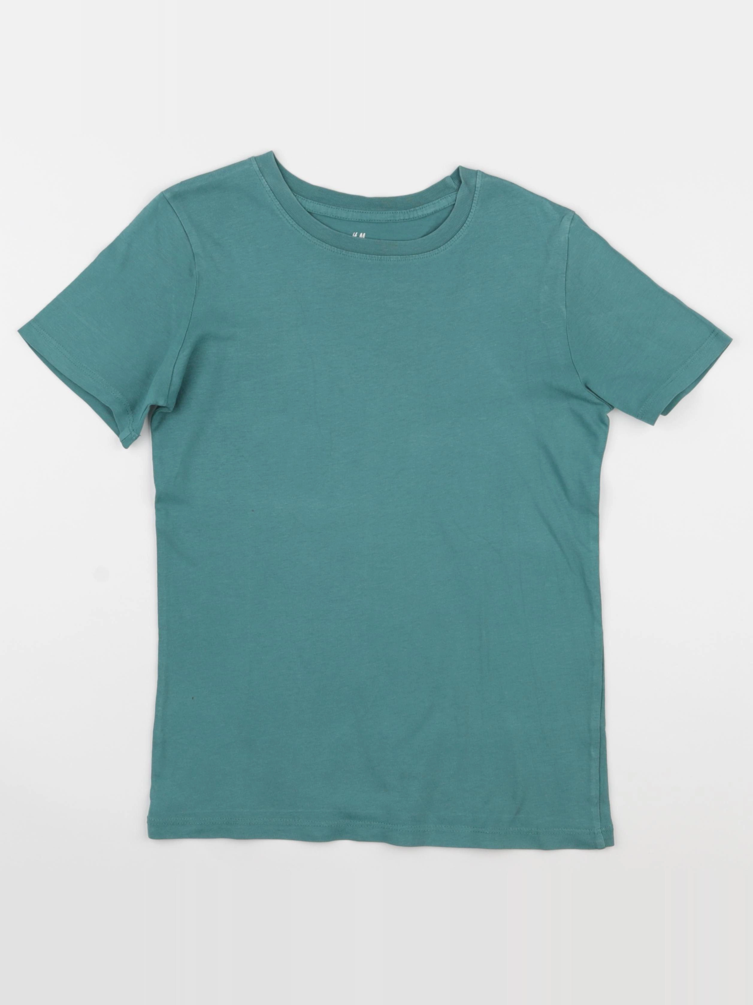 H&M - tee-shirt vert - 8/10 ans