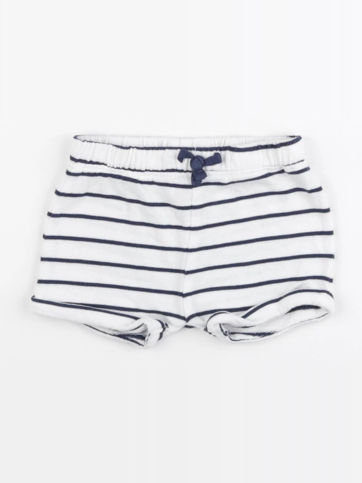 Next - short bleu, blanc - 3 mois