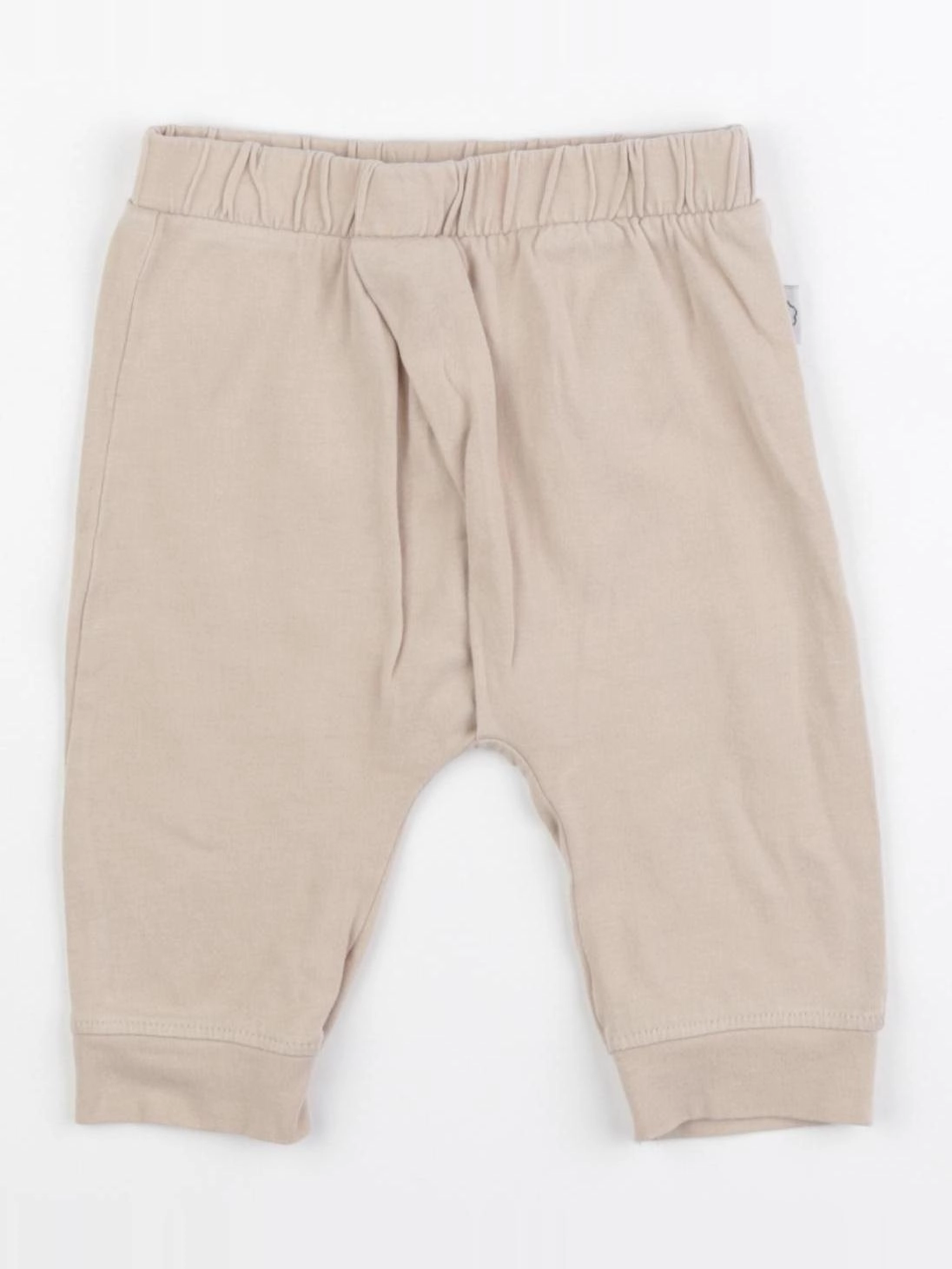 Vertbaudet - sarouel beige - 6 mois