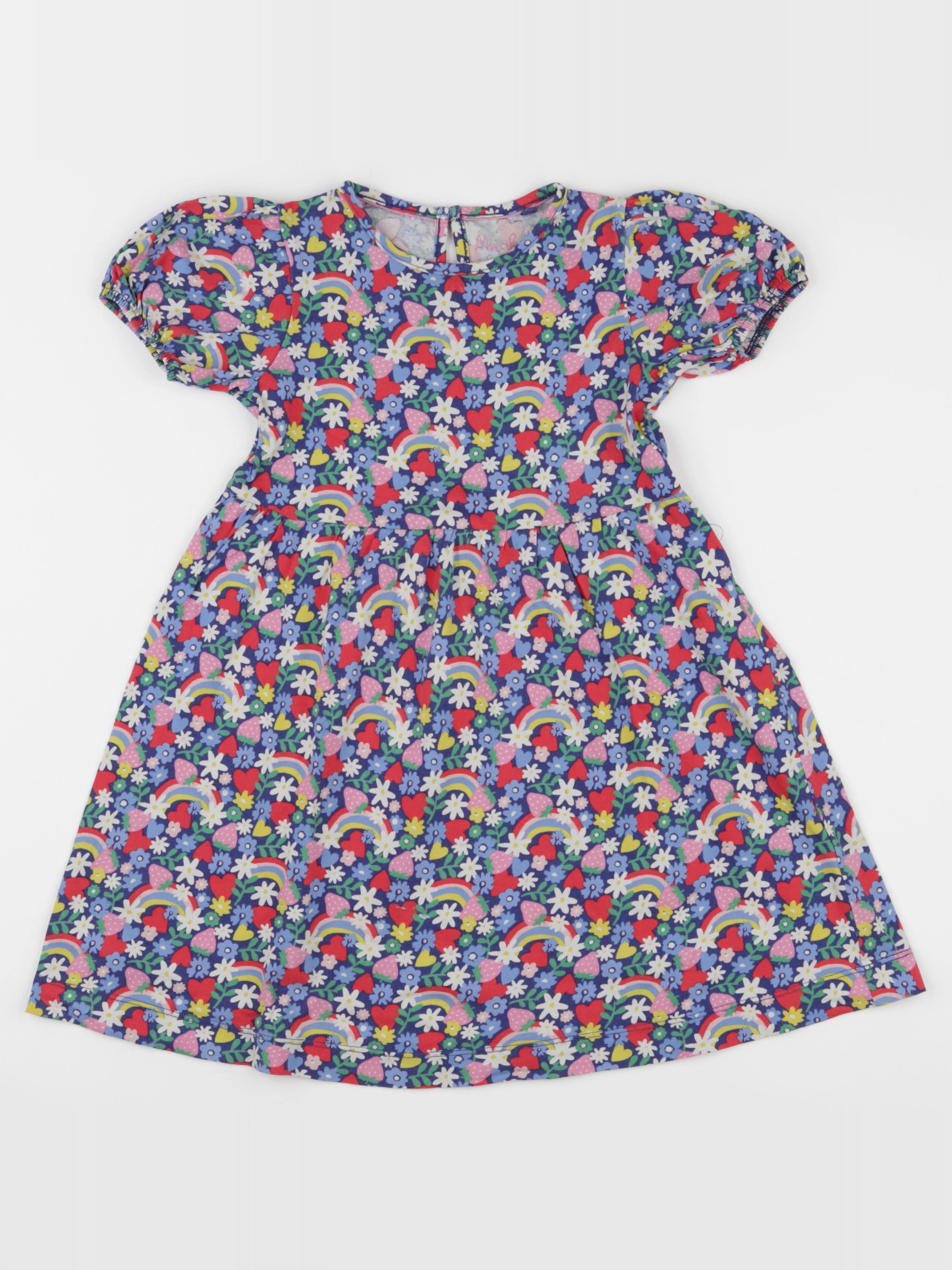 Mini Boden - robe bleu - 4/6 ans