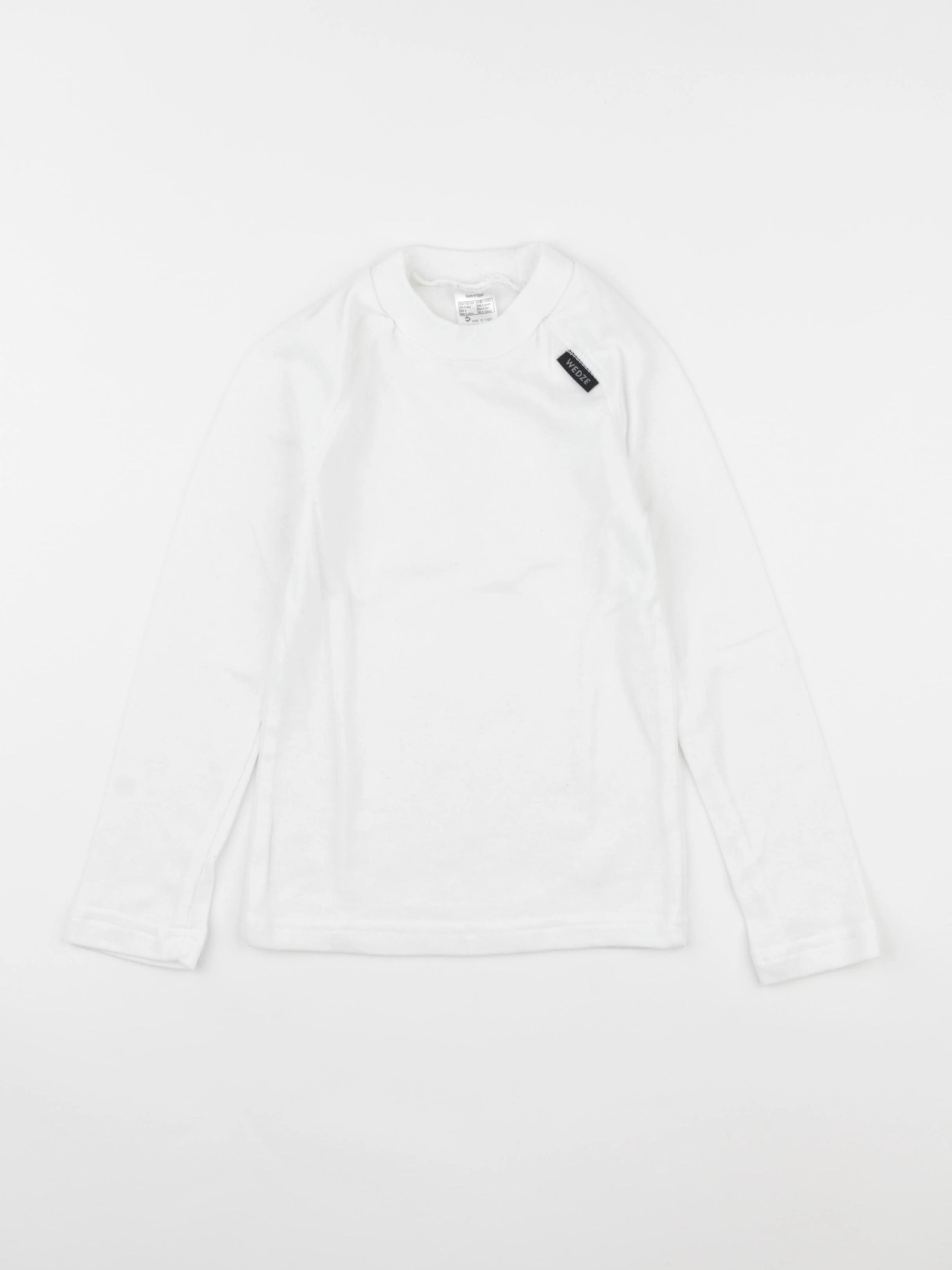 Decathlon ski - sous-pull technique blanc - 6 ans