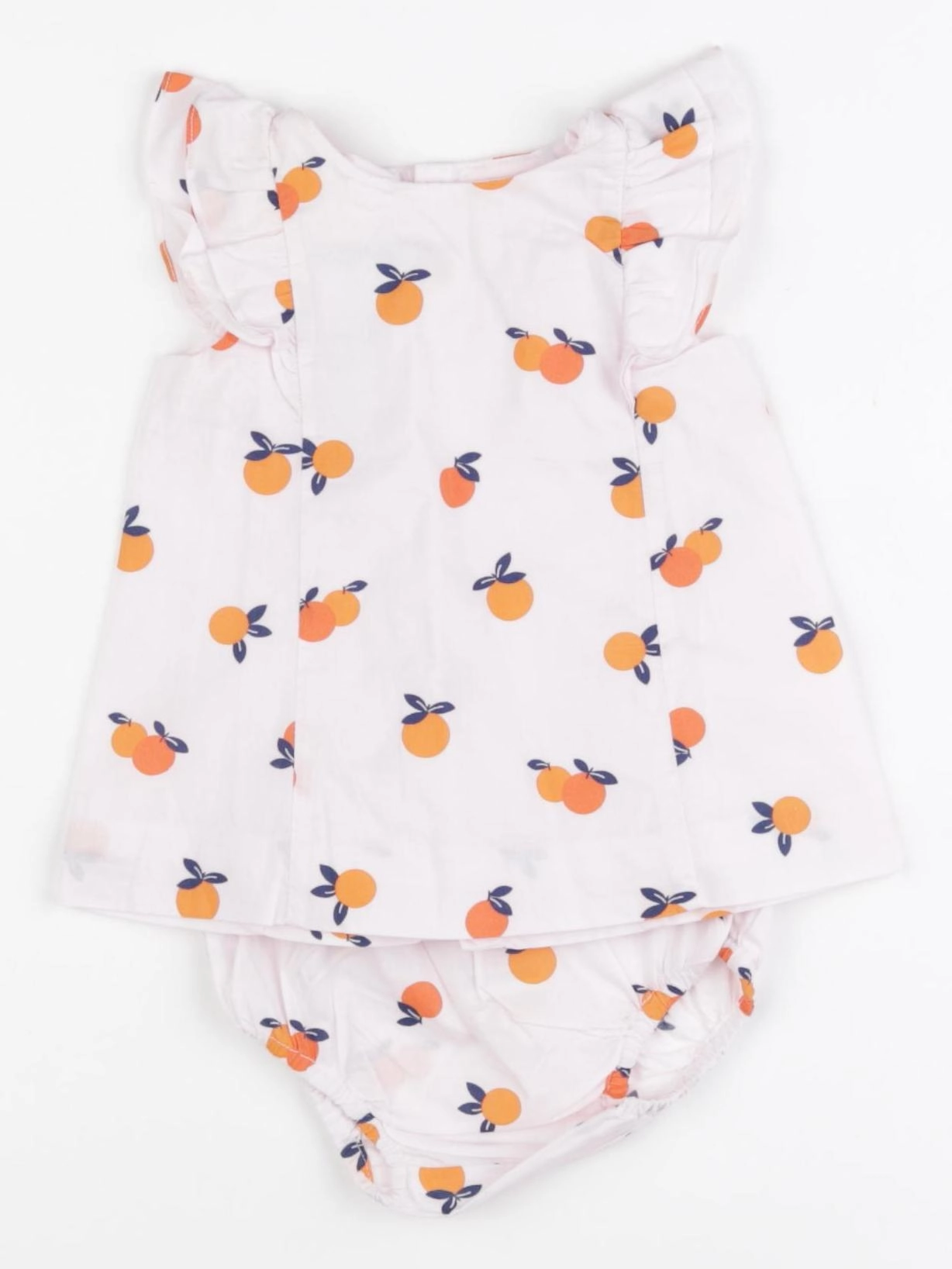 Jacadi - robe rose, orange - 1 mois