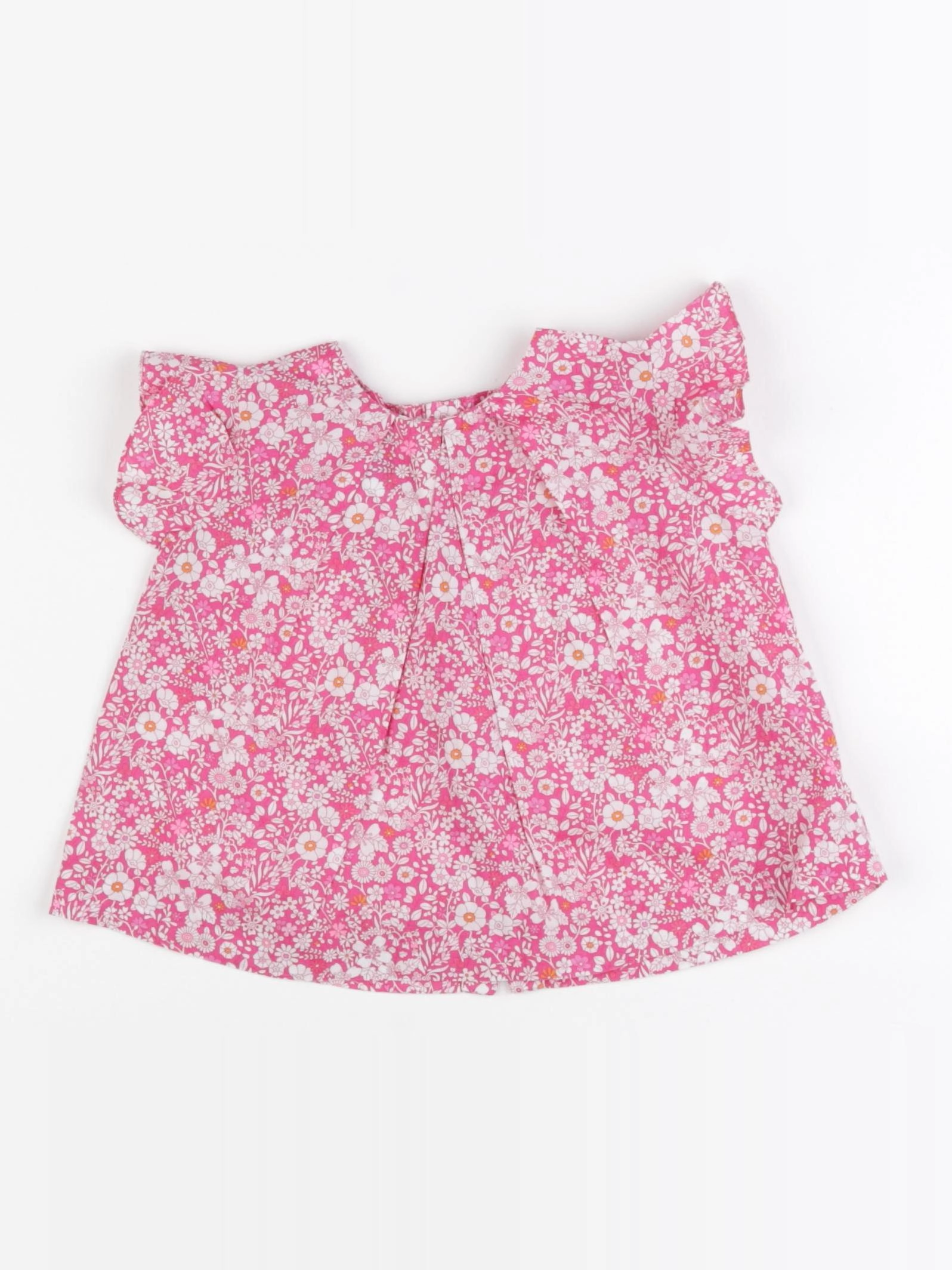 Jacadi - blouse liberty rose - 12 mois