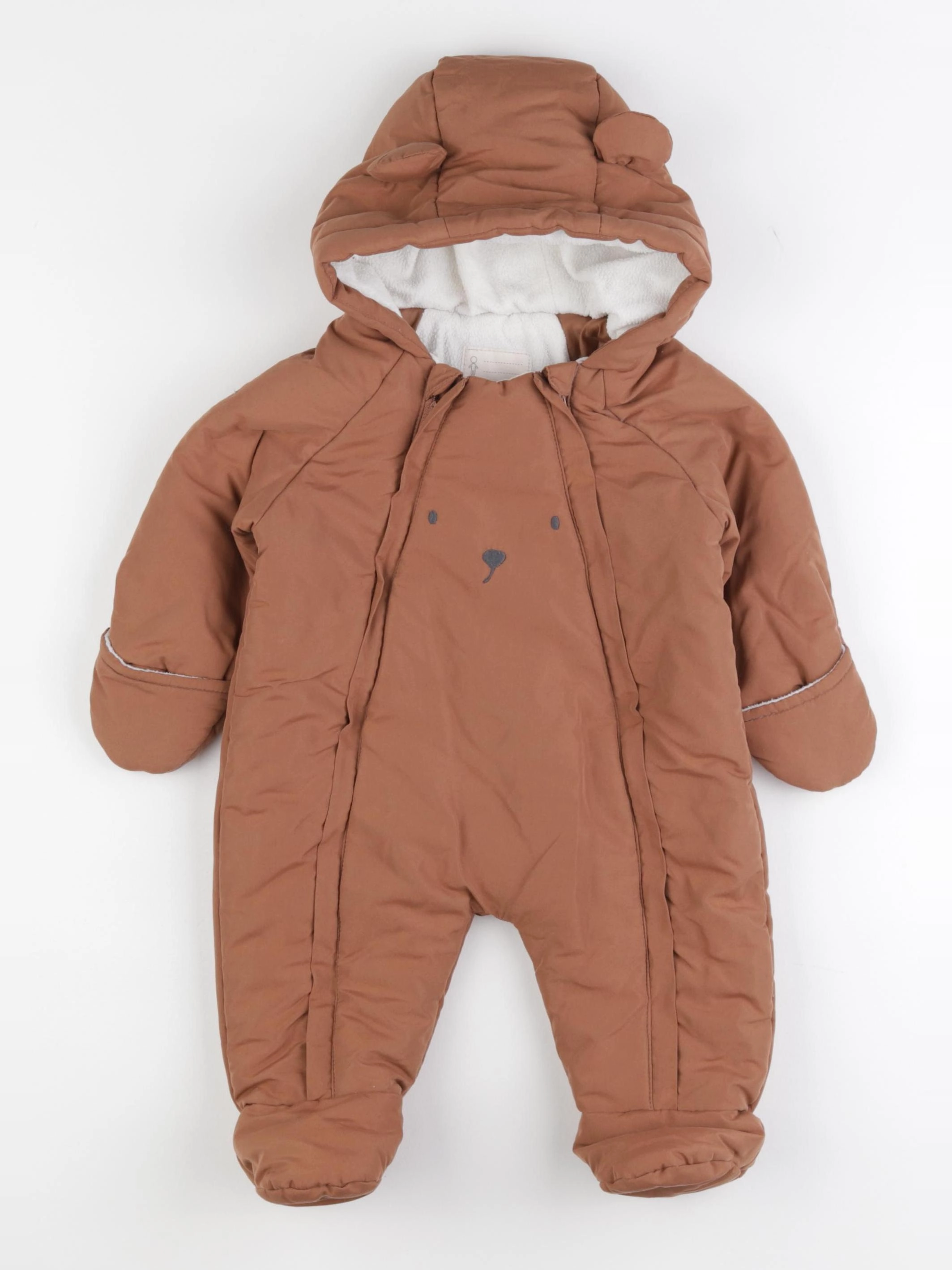 Vertbaudet - combi-pilote marron - 6 mois