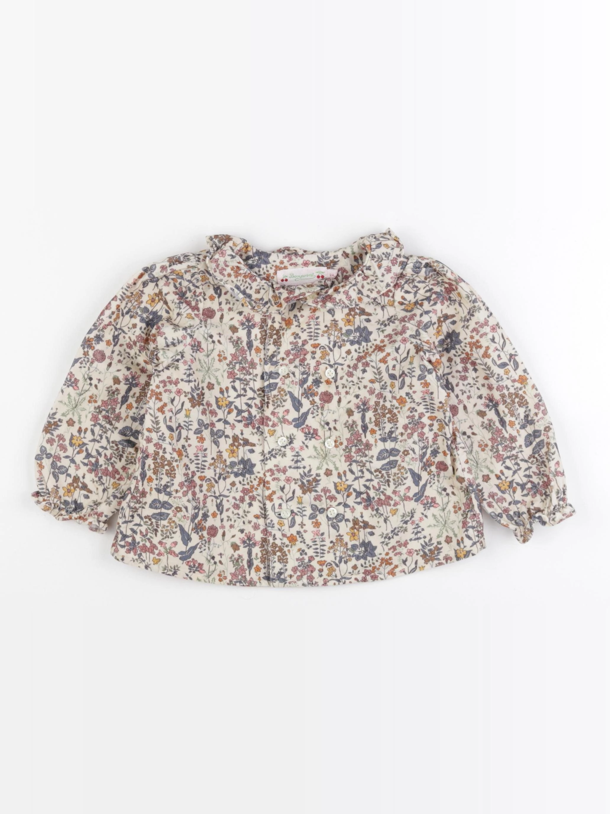 Bonpoint - chemise beige - 2 ans